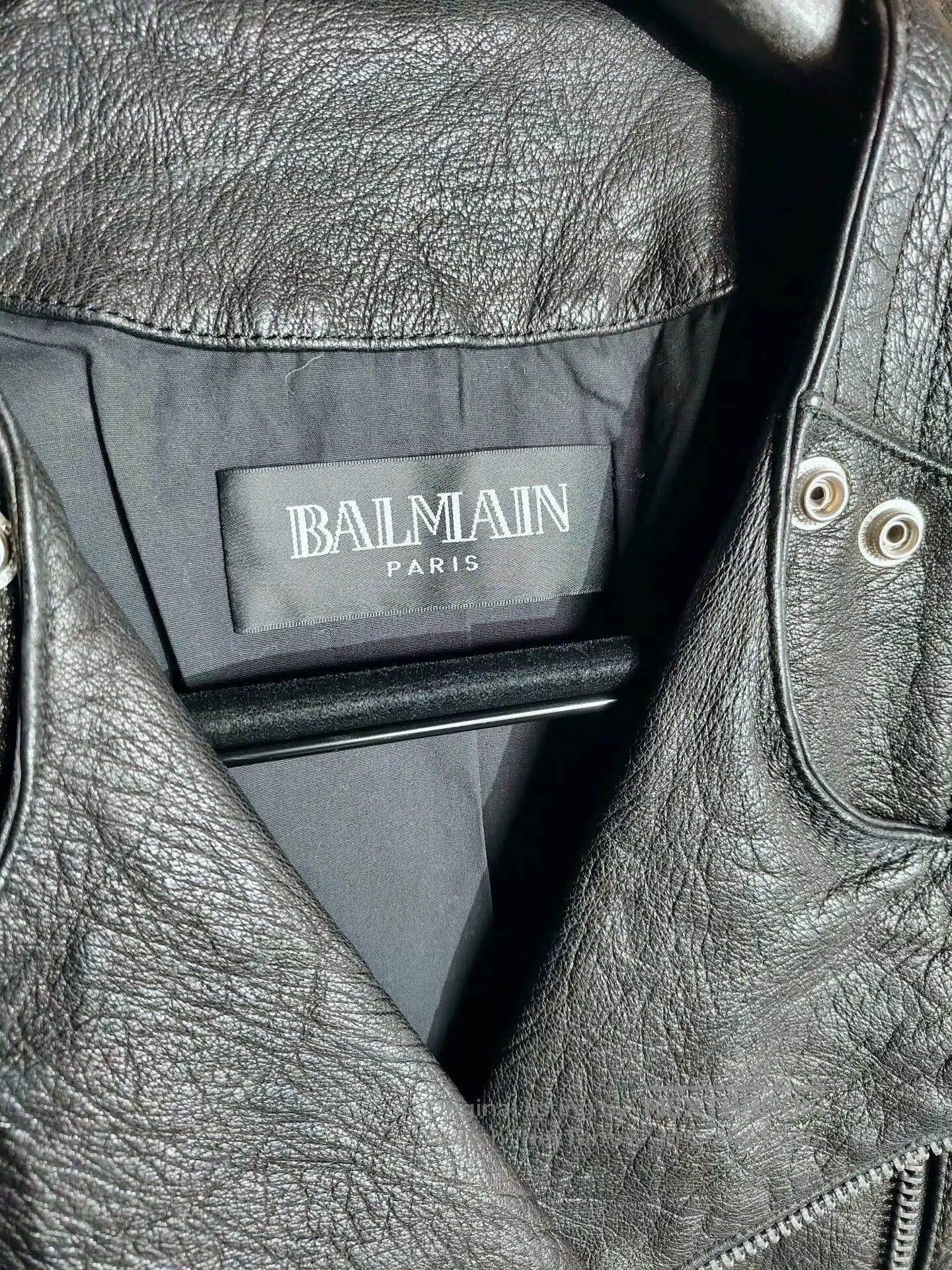 Balmain BALMAIN Motorcycle Leather Jacket. Size US M / EU 48-50 / 2 - 3 Thumbnail