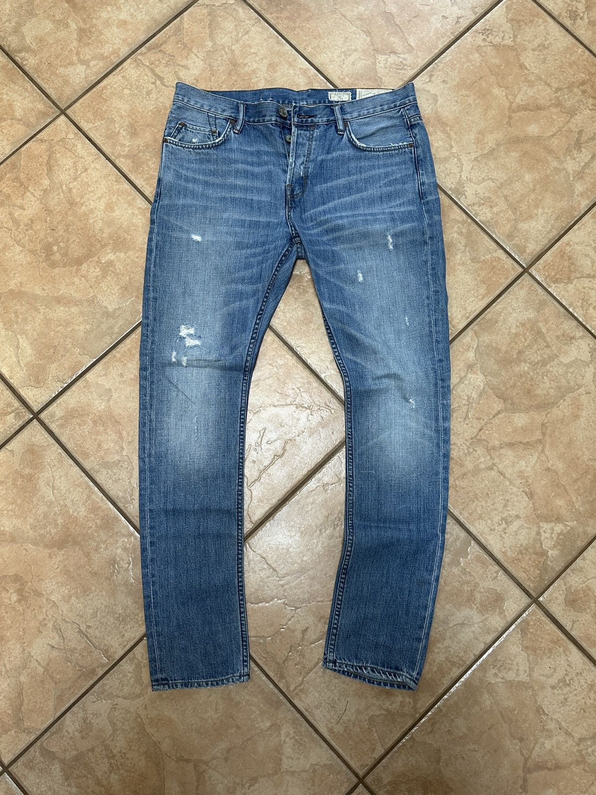 Allsaints AllSaints Cigarette blue Jeans - Size 33 Size US 33 - 1 Thumbnail