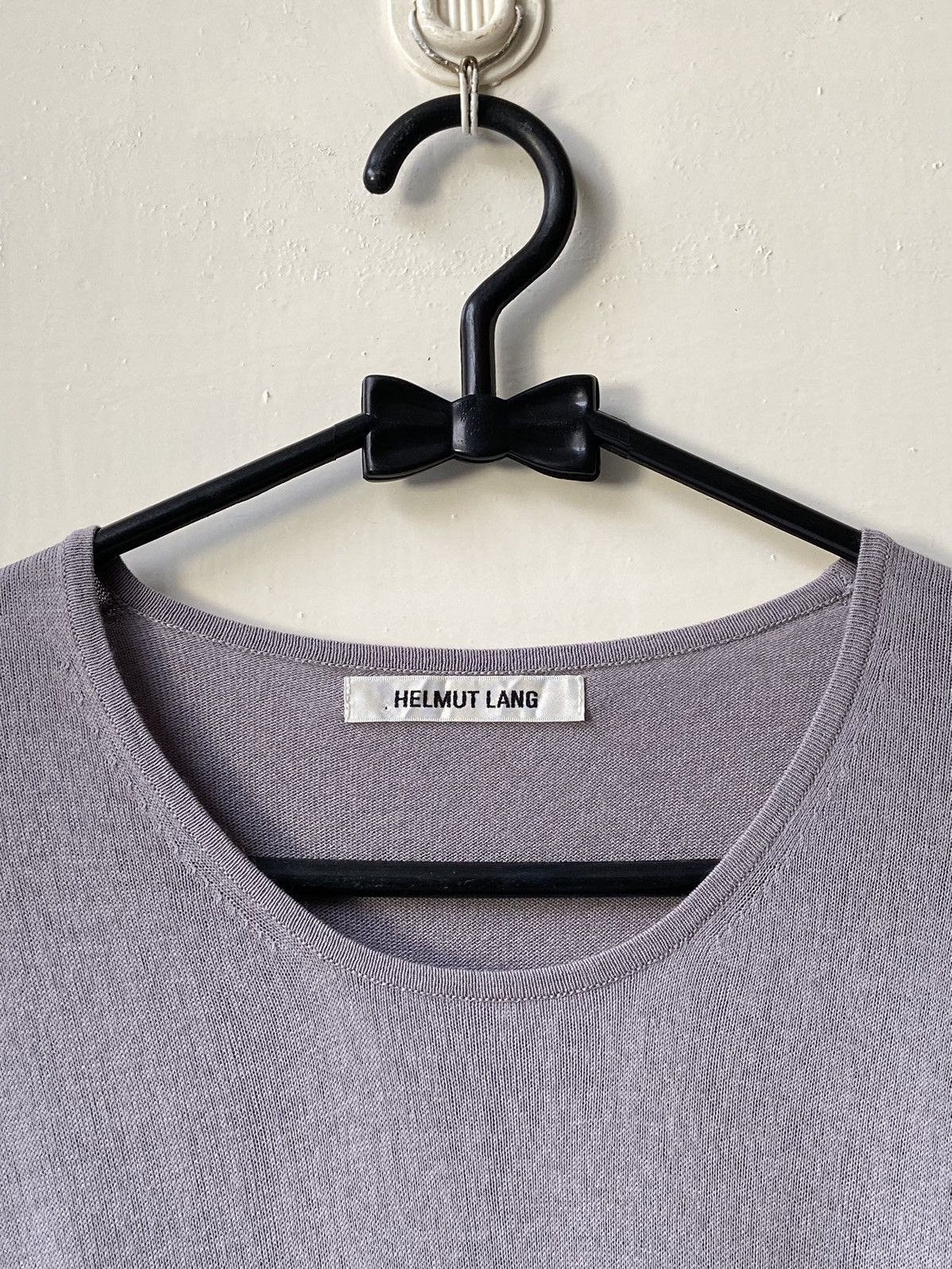 HELMUT LANG Grey Long Sleeve T-shirt