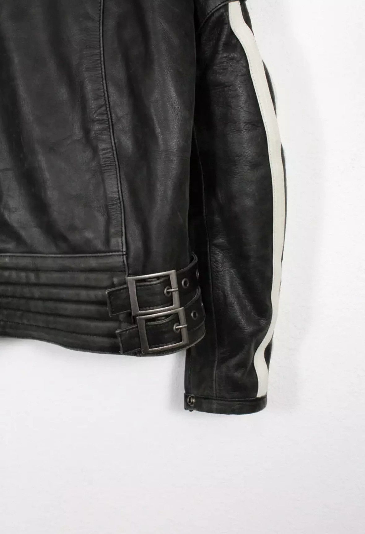 West Coast Choppers Highway1 Road Crew Leather Jacket Moto Racing Y2K Size US L / EU 52-54 / 3 - 10 Thumbnail