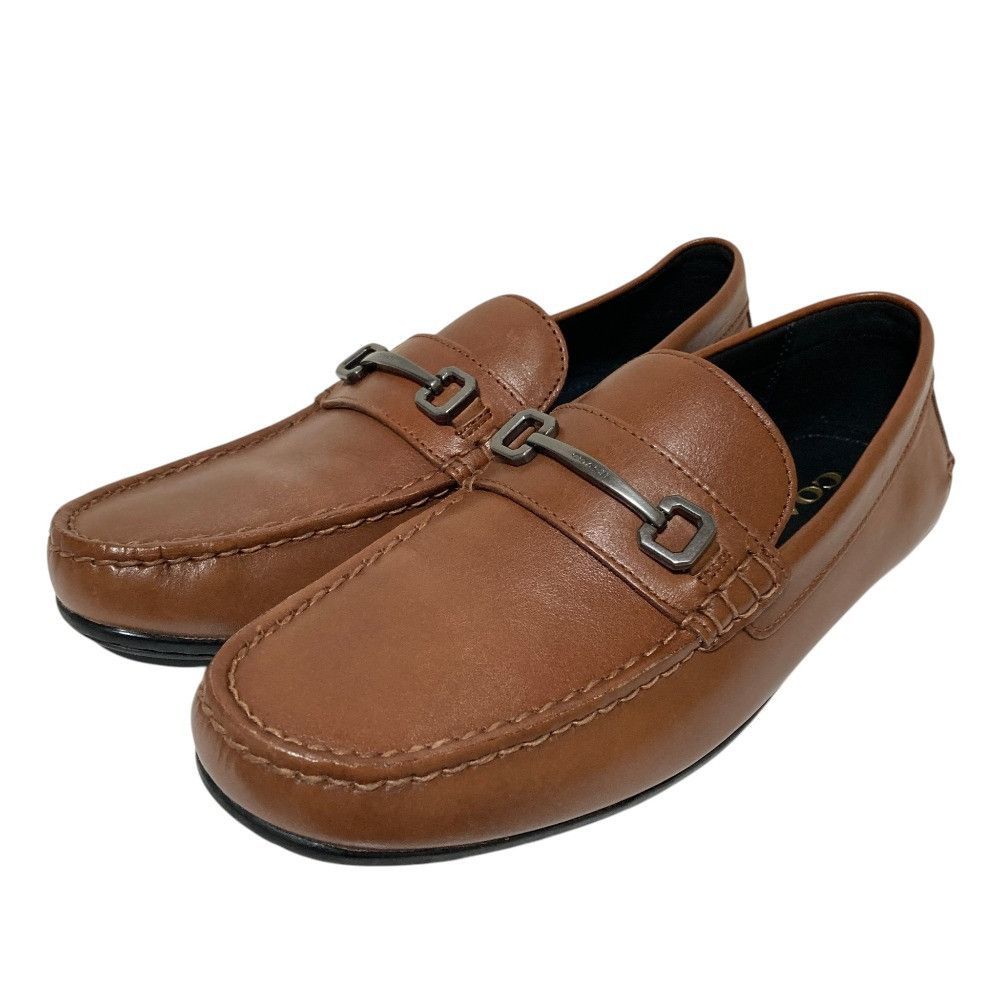 Coach Coach COACH Motto Varsity Driver Leather Loafers Leather Shoes FG1619 DUTY FREE for USA Size ONE SIZE - 1 Thumbnail