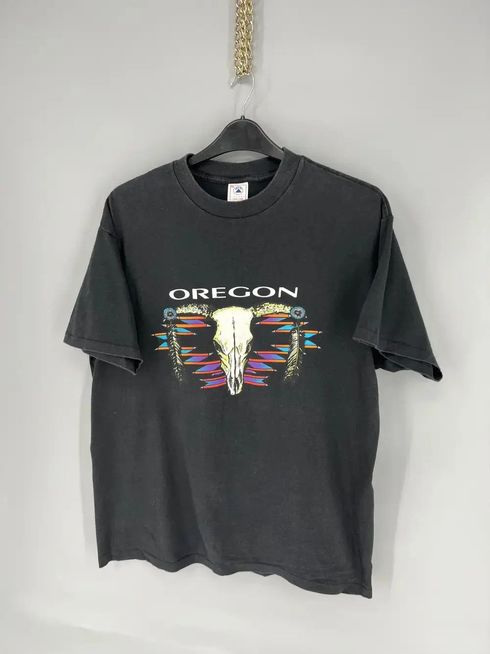 Vintage Vintage Y2K Oregon T-Shirt Made IN USA Size US L / EU 52-54 / 3 - 3 Thumbnail