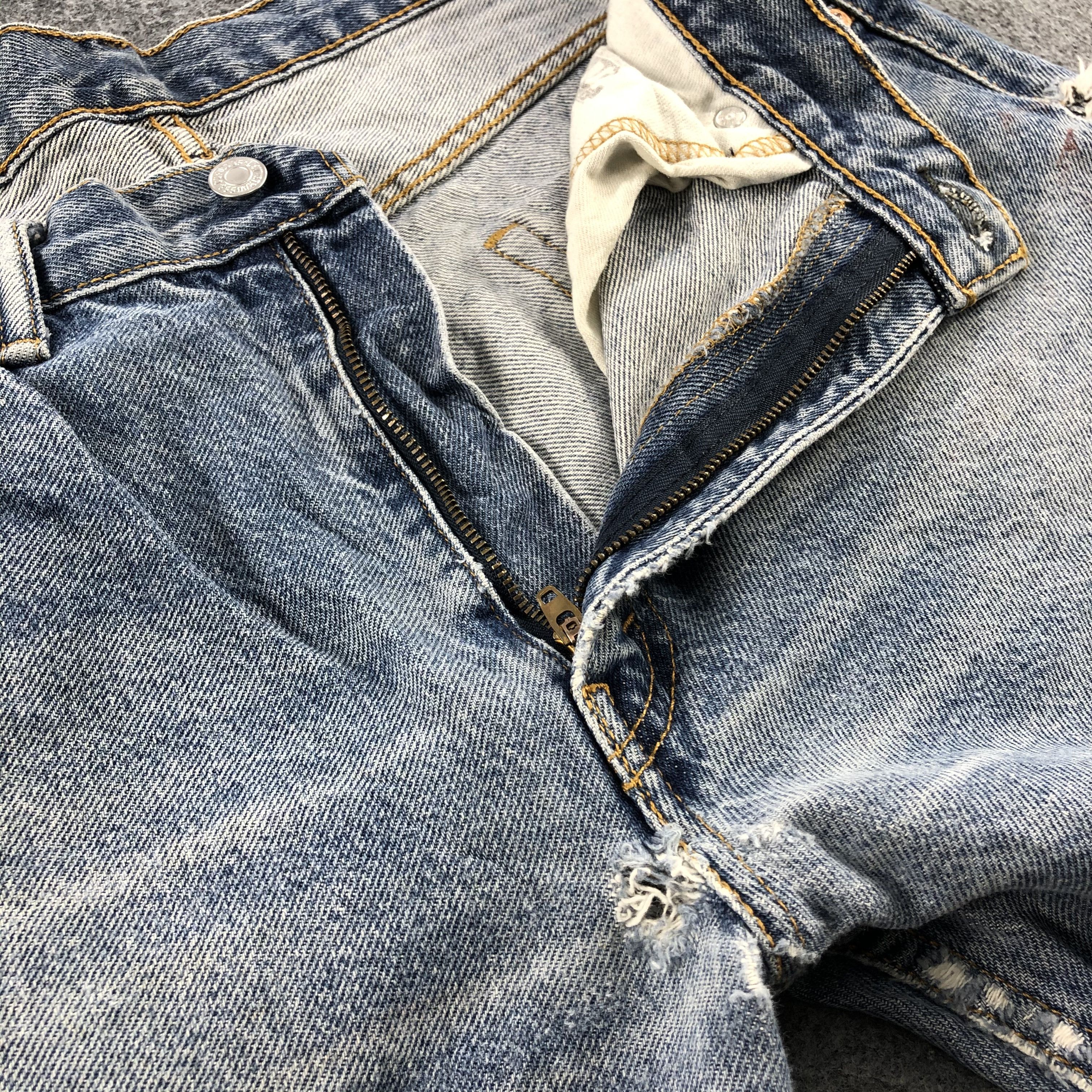 Levi's Vintage Blue Washed Levis Jeans-J944 Size US 34 / EU 50 - 8 Thumbnail