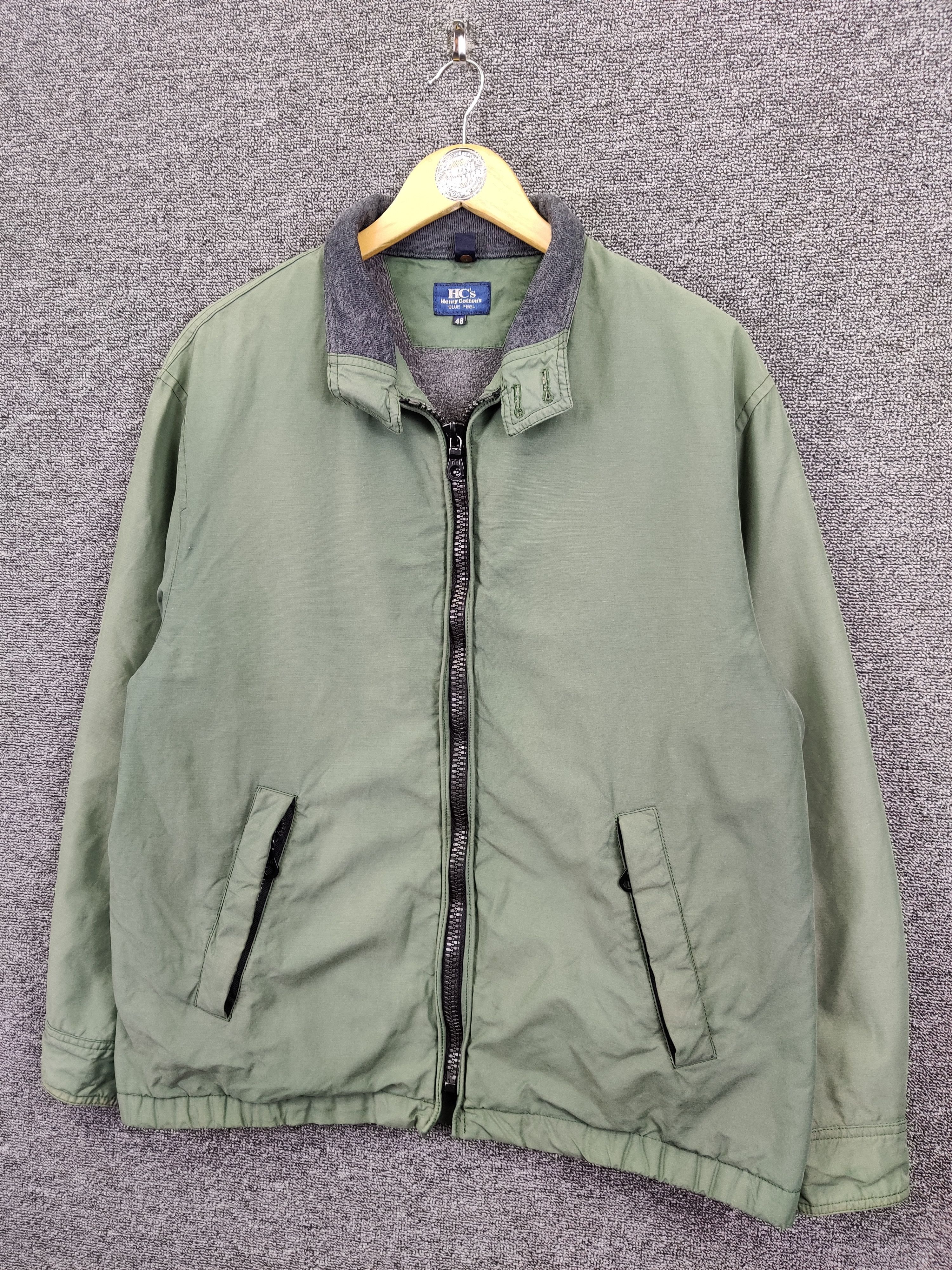 Japanese Brand Vintage Henry Cottons Lined Fleece Jacket Size US L / EU 52-54 / 3 - 2 Thumbnail