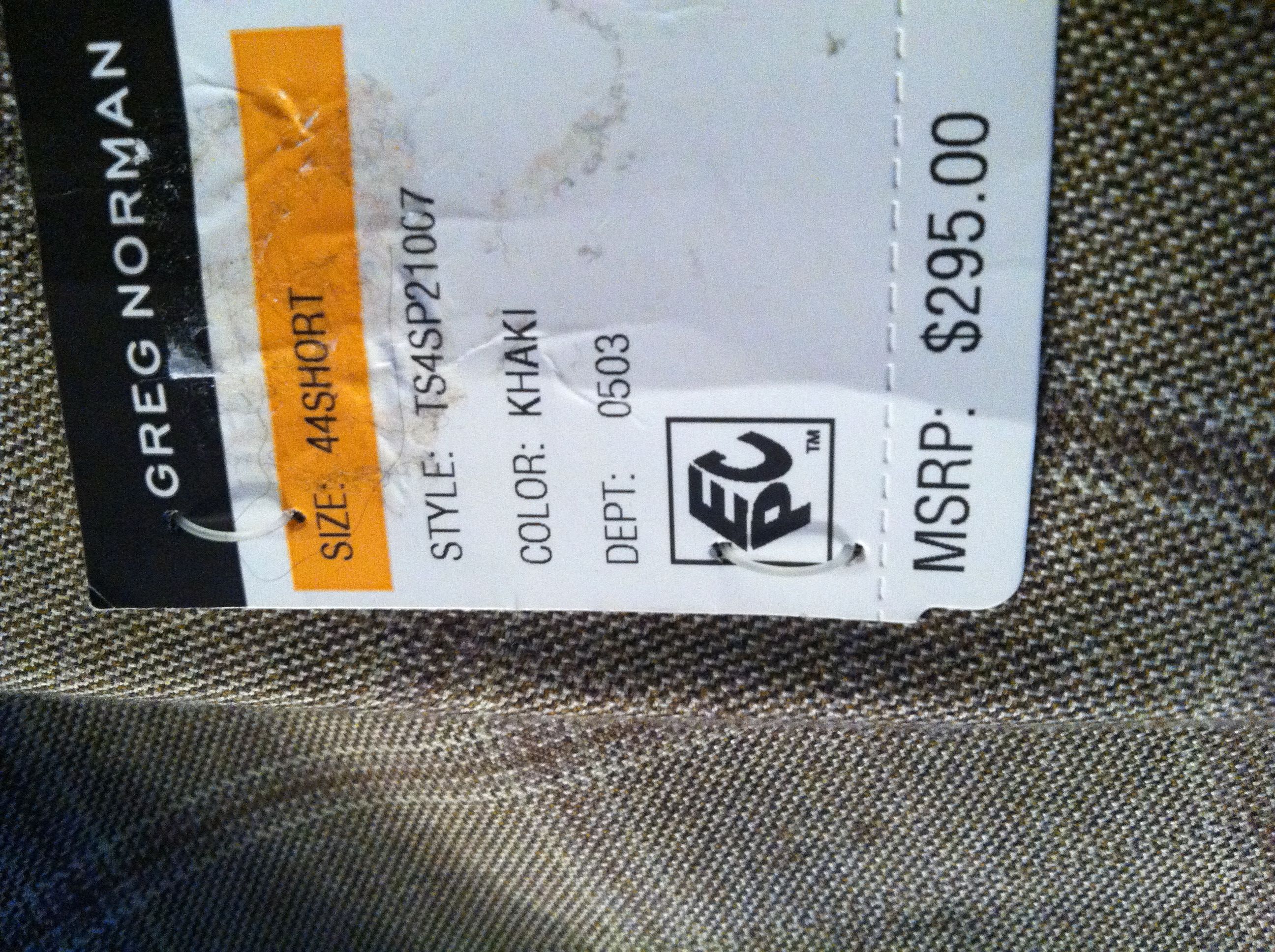 Tasso Elba TASSO ELBA MENS NEW 65%POLYESTER 35%RAYON SPORT JACKET 44S Size 44S - 9 Thumbnail