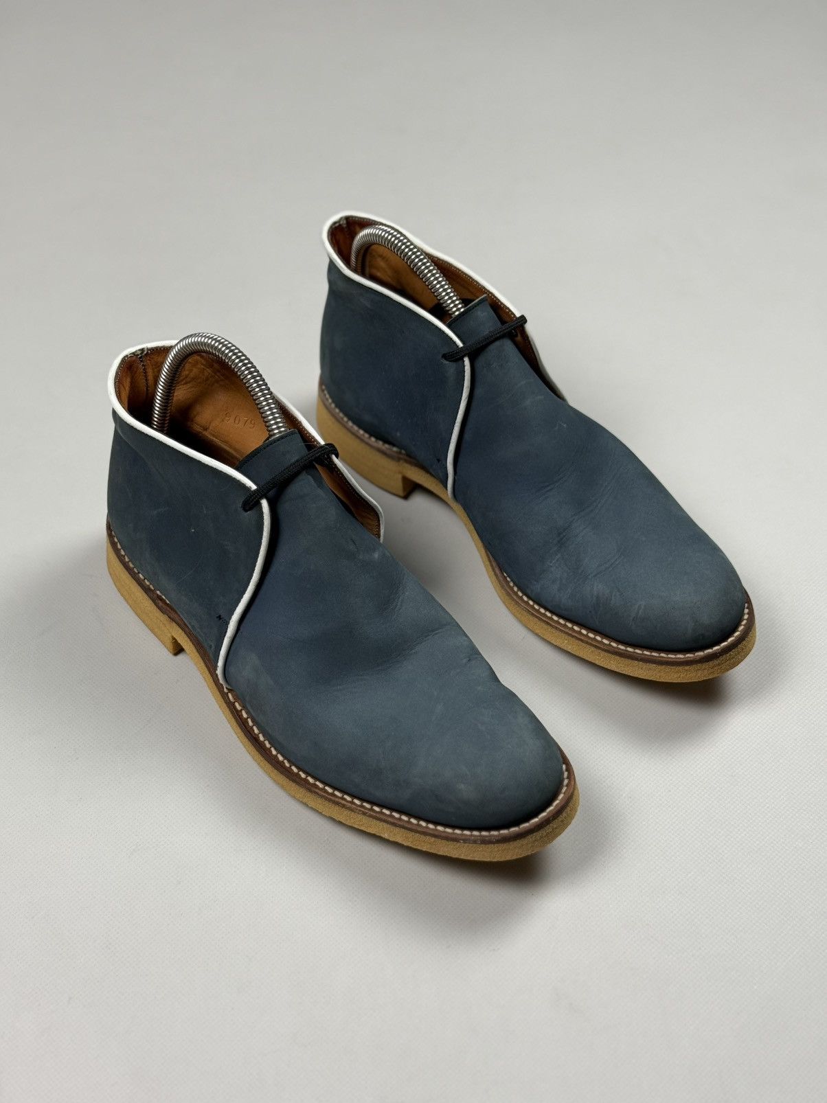 Grenson Grenson Men’s Leather Lace Up Formal Desert Boots Shoes Size US 8.5 / EU 41-42 - 1 Thumbnail