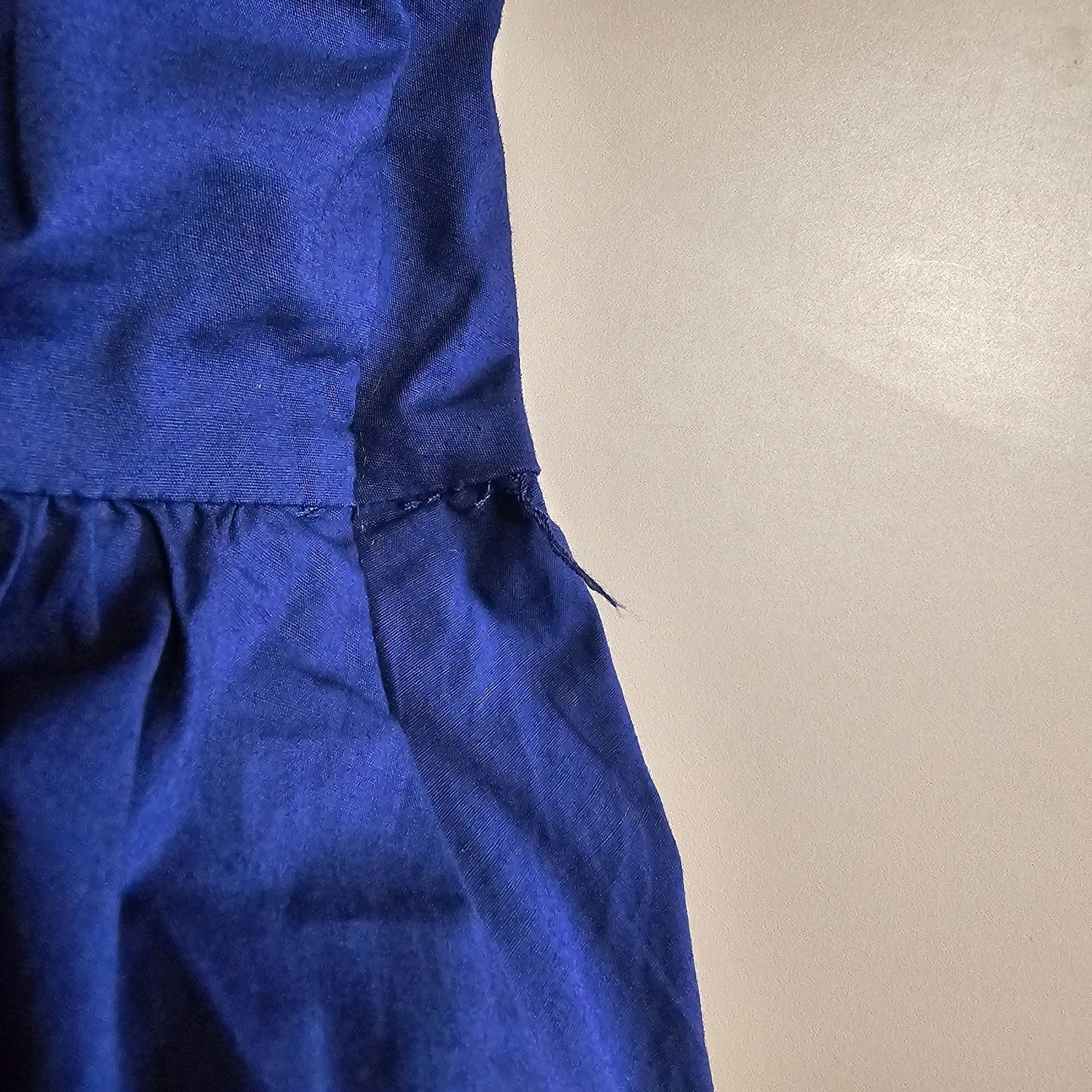 Hill House HILL HOUSE Blue Smocked Back Ruffle Sleeve Midi Ava Dress S Size S / US 4 / IT 40 - 5 Thumbnail