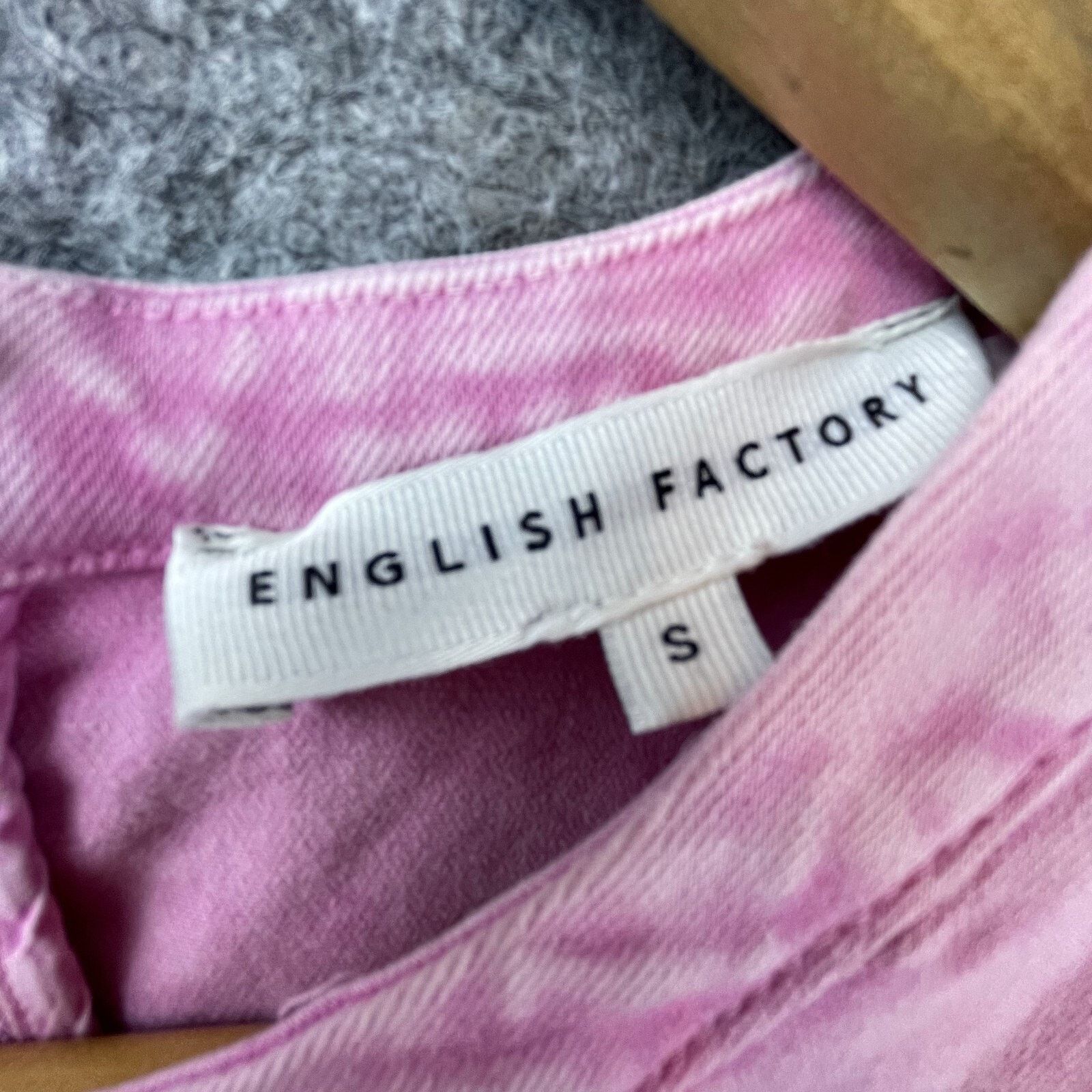 English Factory English Factory Denim Dress Women Small Pink Cute Grunge 90s Size S / US 4 / IT 40 - 3 Thumbnail
