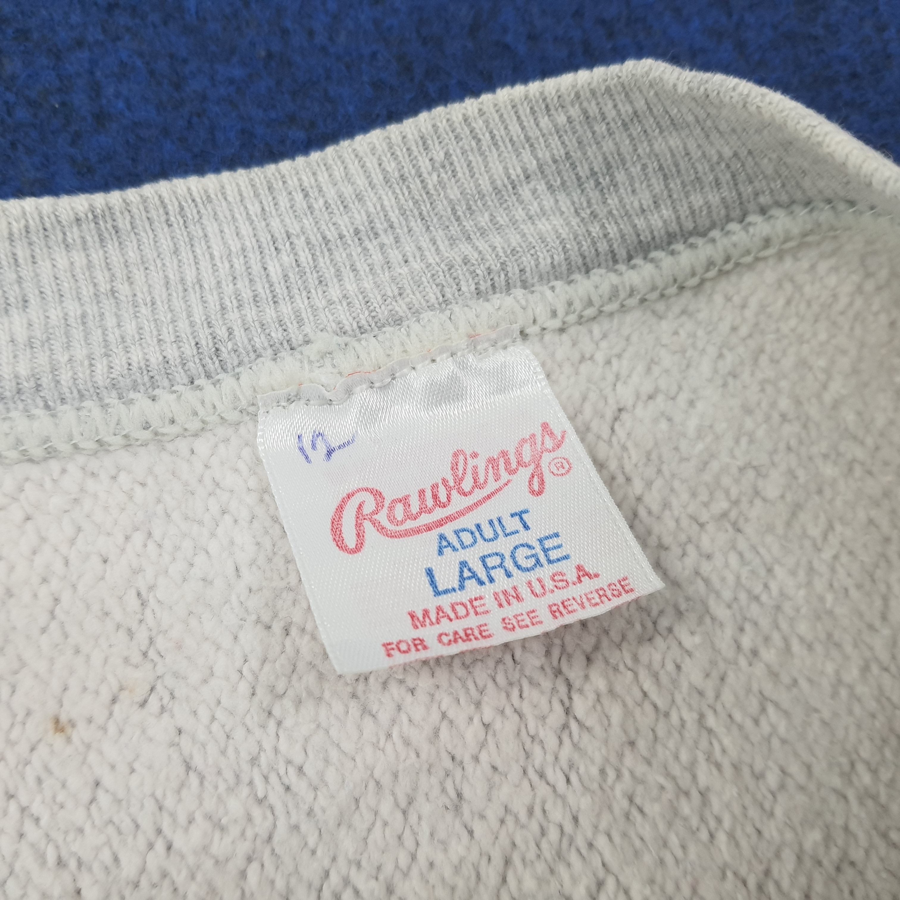 Vintage Vintage Rawlings Newton Athletics USA Sweatshirt C225N2 Size US L / EU 52-54 / 3 - 6 Thumbnail
