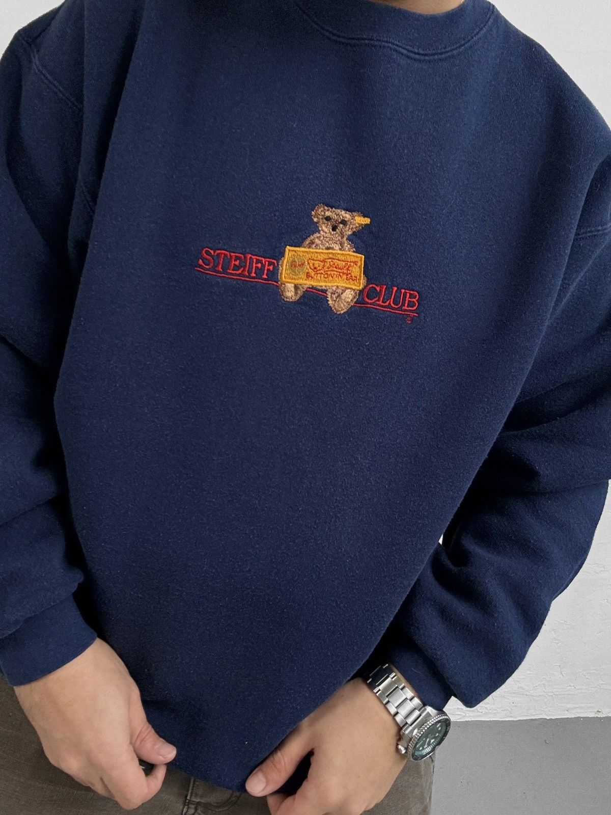 Lee × Vintage 1990's Lee Steiff Sweatshirt Size US M / EU 48-50 / 2 - 4 Thumbnail
