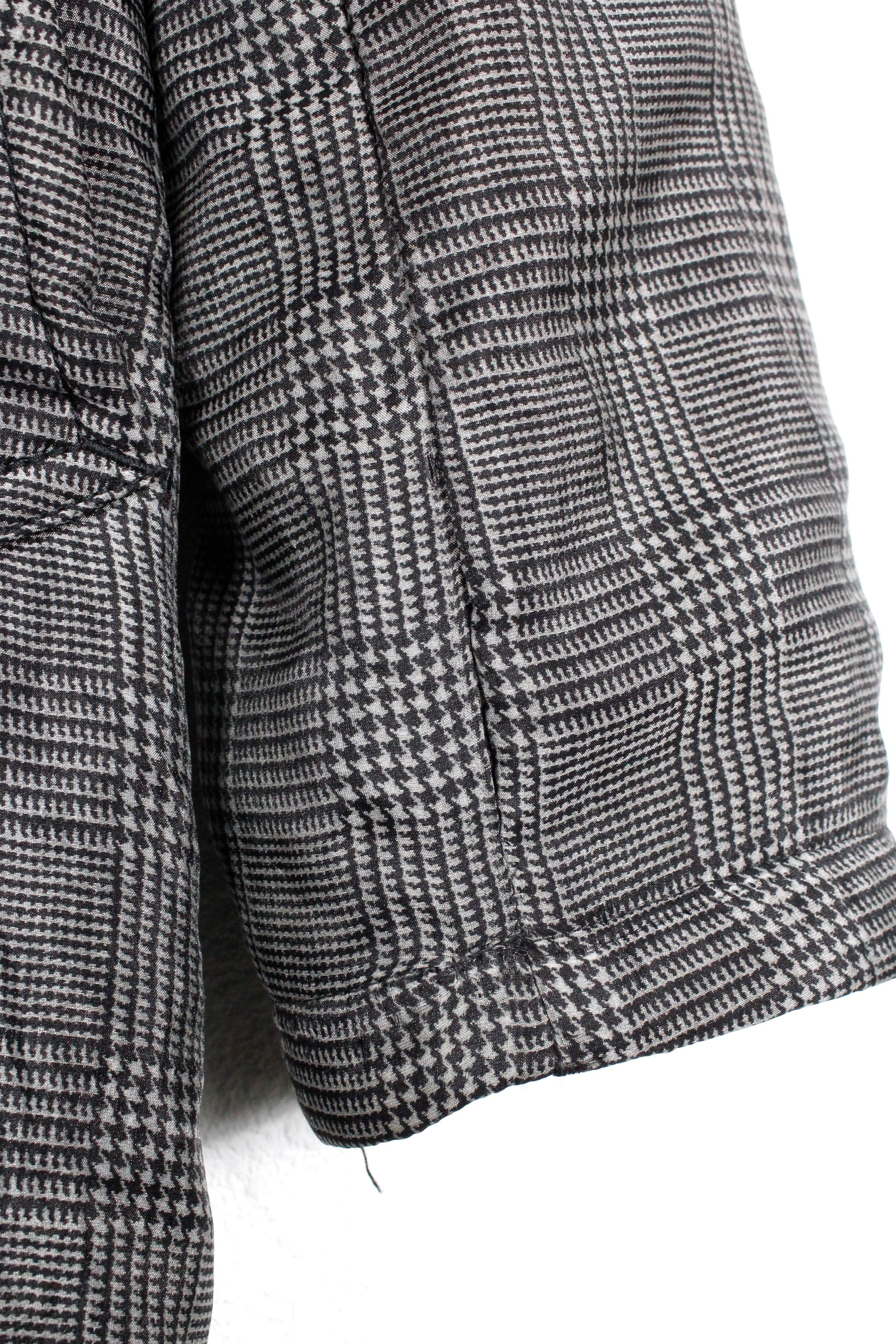 Comme des Garcons Womens Comme des Garcons Houndstooth Silk Nylon Coat Size L / US 10 / IT 46 - 7 Thumbnail