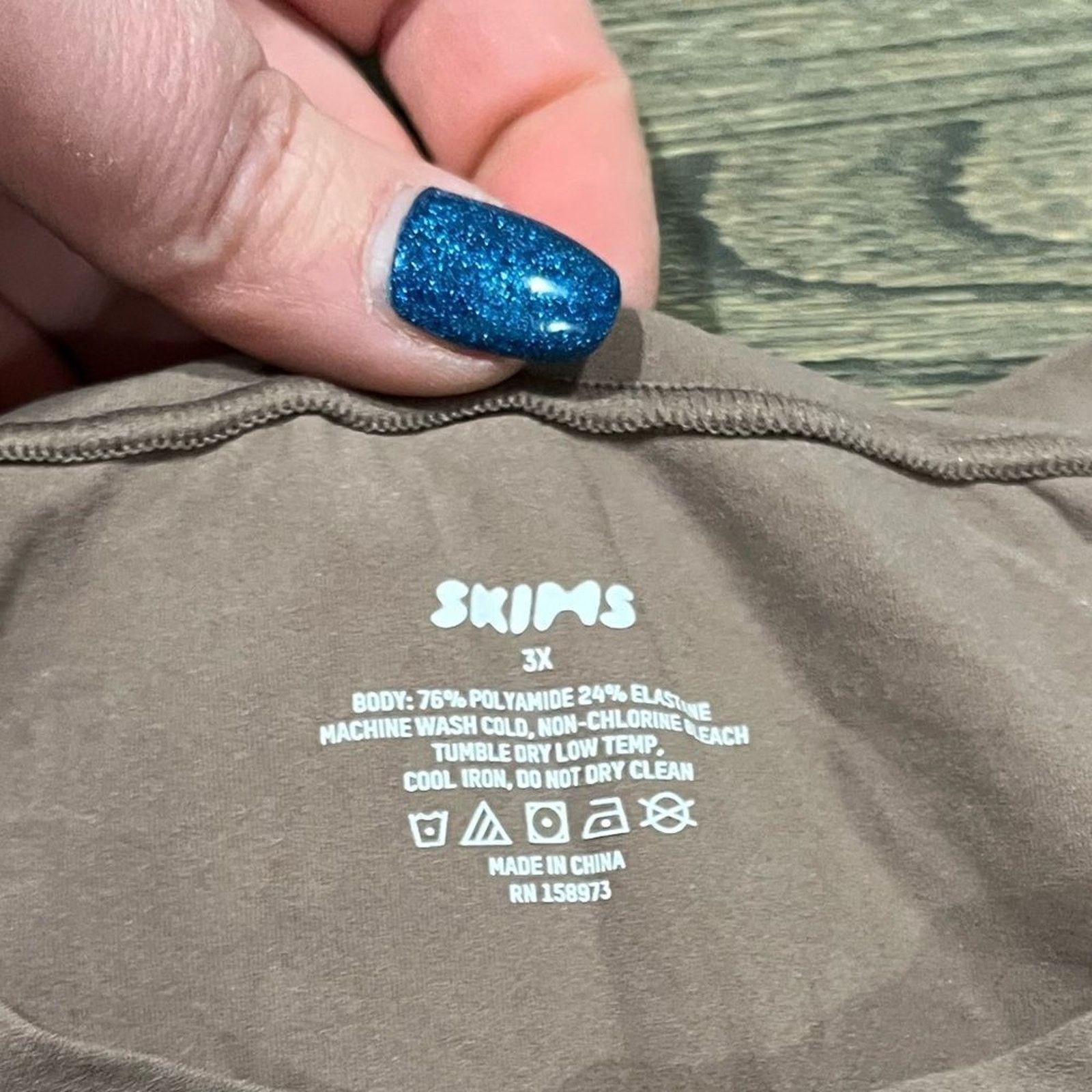 SKIMS NWT Skims Fits Everybody Super Cropped T-Shirt Umber 3X Size 3XL / US 20-22 - 2 Thumbnail