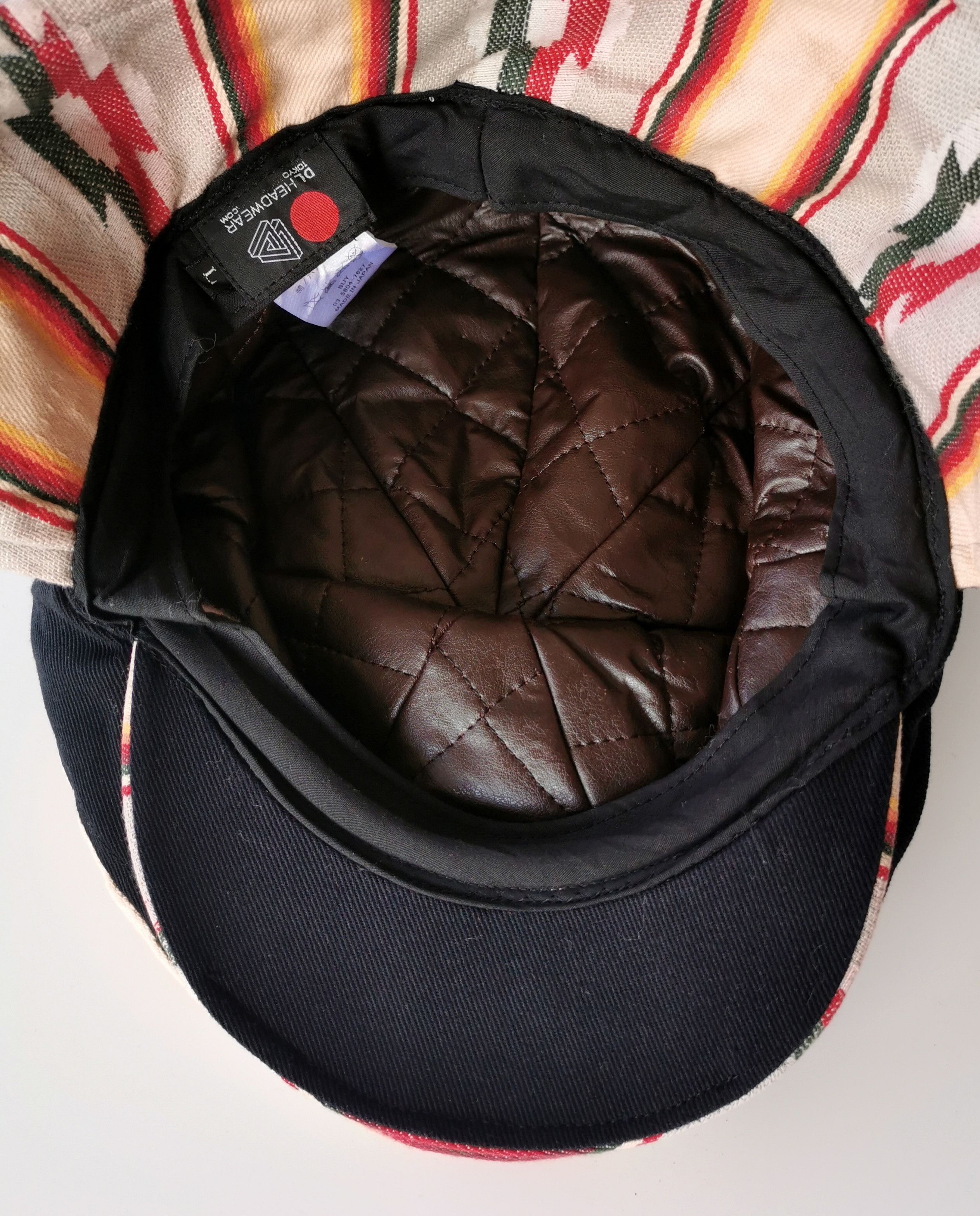 Vintage DL Headwear Navajo Flat Cap Size 38 - 9 Thumbnail