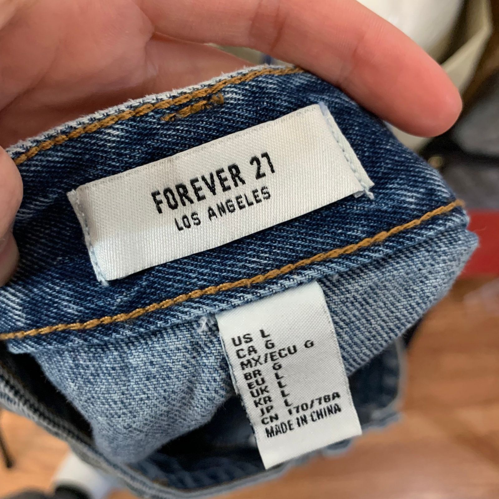Forever 21 Forever21 jeans skirt size L Size 30" / US 8 / IT 44 - 3 Thumbnail