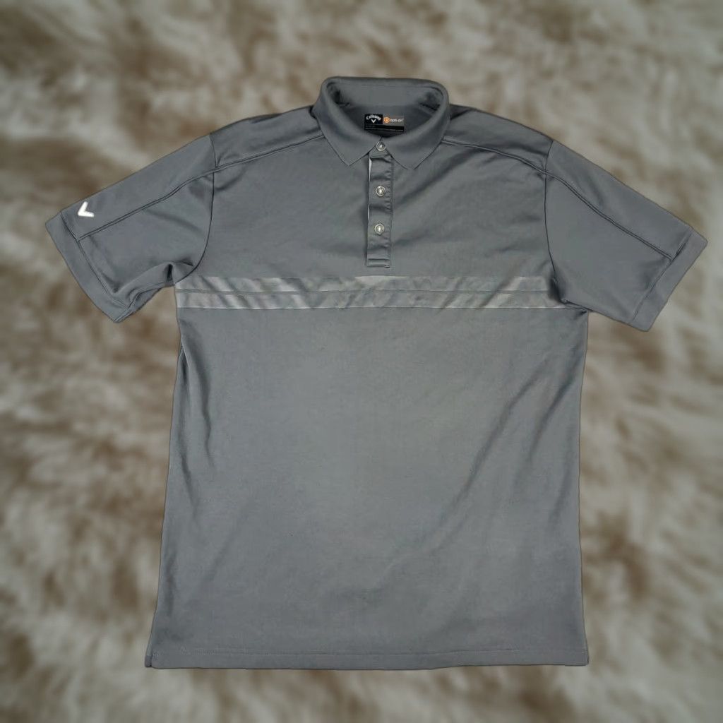 Callaway Callaway Polo Shirt Mens Size Medium Gray Casual Golf Short Sleeve Size US M / EU 48-50 / 2 - 1 Thumbnail