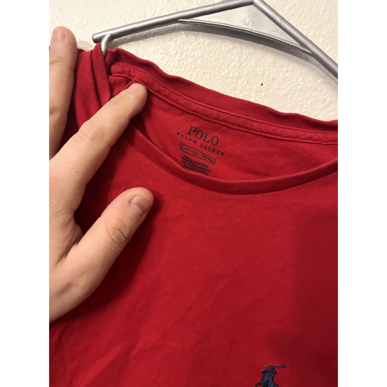 Polo Ralph Lauren VINTAGE Polo Ralph Lauren T-Shirt Small Red Logo Pony Reg Fit Top Tee Size US S / EU 44-46 / 1 - 3 Thumbnail
