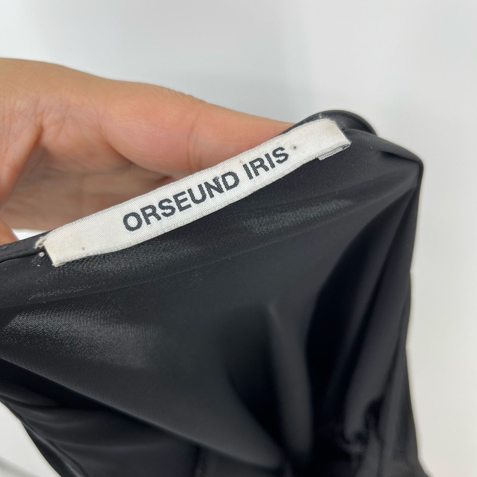 Orseund Iris Orseund Iris | Drawstring Dress in Black Ruched Mini Dress S Size S / US 4 / IT 40 - 6 Thumbnail