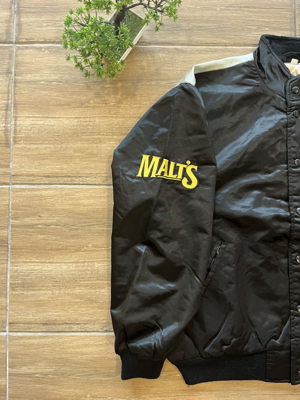 Japanese Brand × Vintage Vtg Suntory Malts Baseball Jacket Size US L / EU 52-54 / 3 - 3 Thumbnail