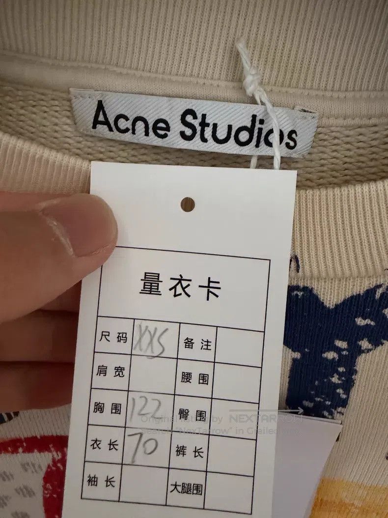 Acne Studios Acne Studios Mint Printed Sweatshirt Size XXS / US 00 / IT 34 - 3 Thumbnail