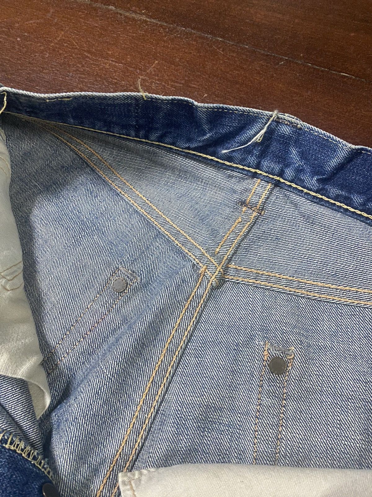Warehouse Fire 🔥🔥 vintage warehouse v stich button hidden rivet Size US 31 - 16 Thumbnail