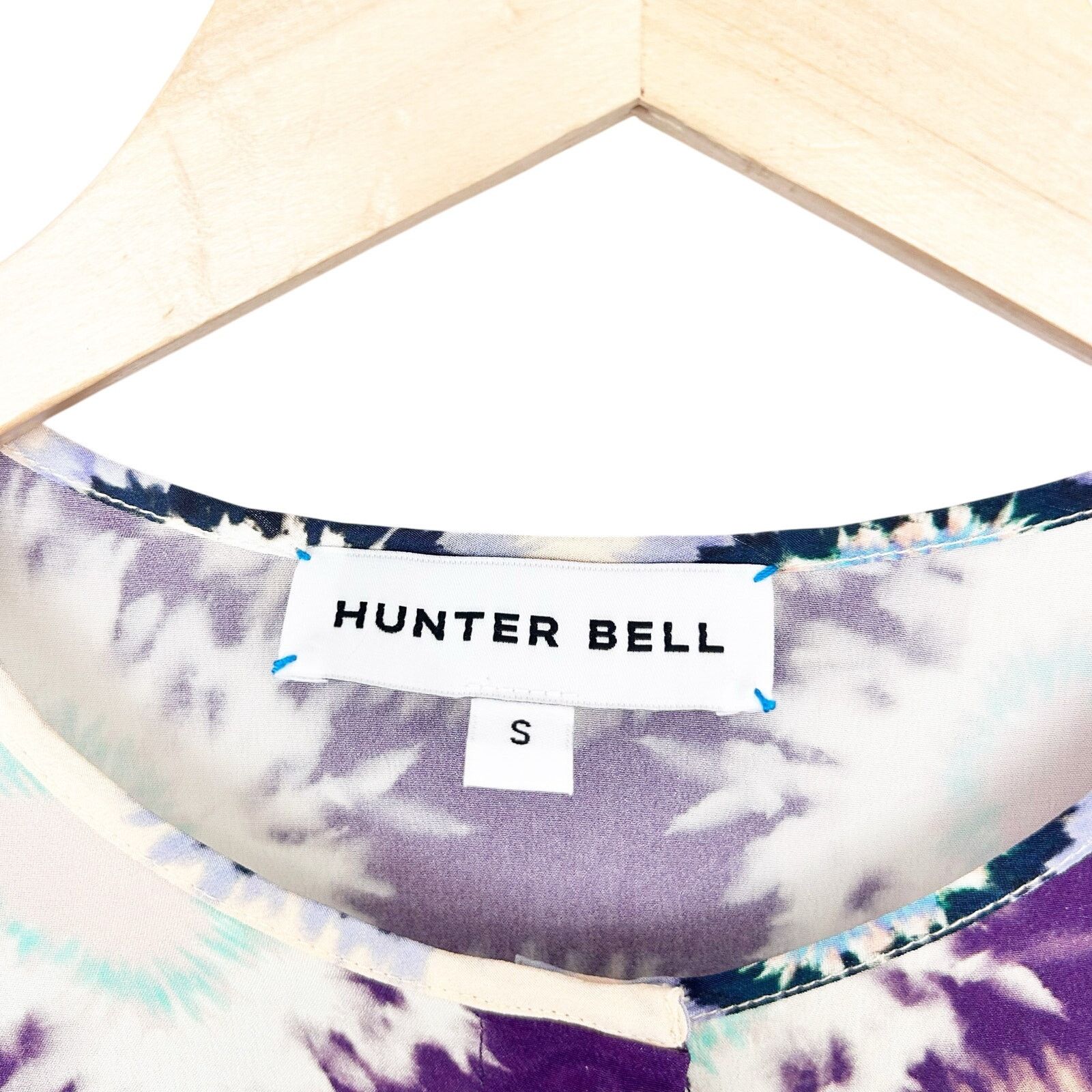 Hunter Bell Hunter Bell Finley Purple Printed Blouse Sz S Size S / US 4 / IT 40 - 2 Thumbnail