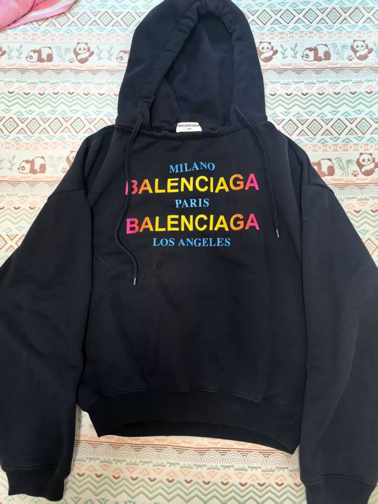 Balenciaga Balenciaga Ba Enciaga Multi Hoodie Size US S / EU 44-46 / 1 - 1 Thumbnail