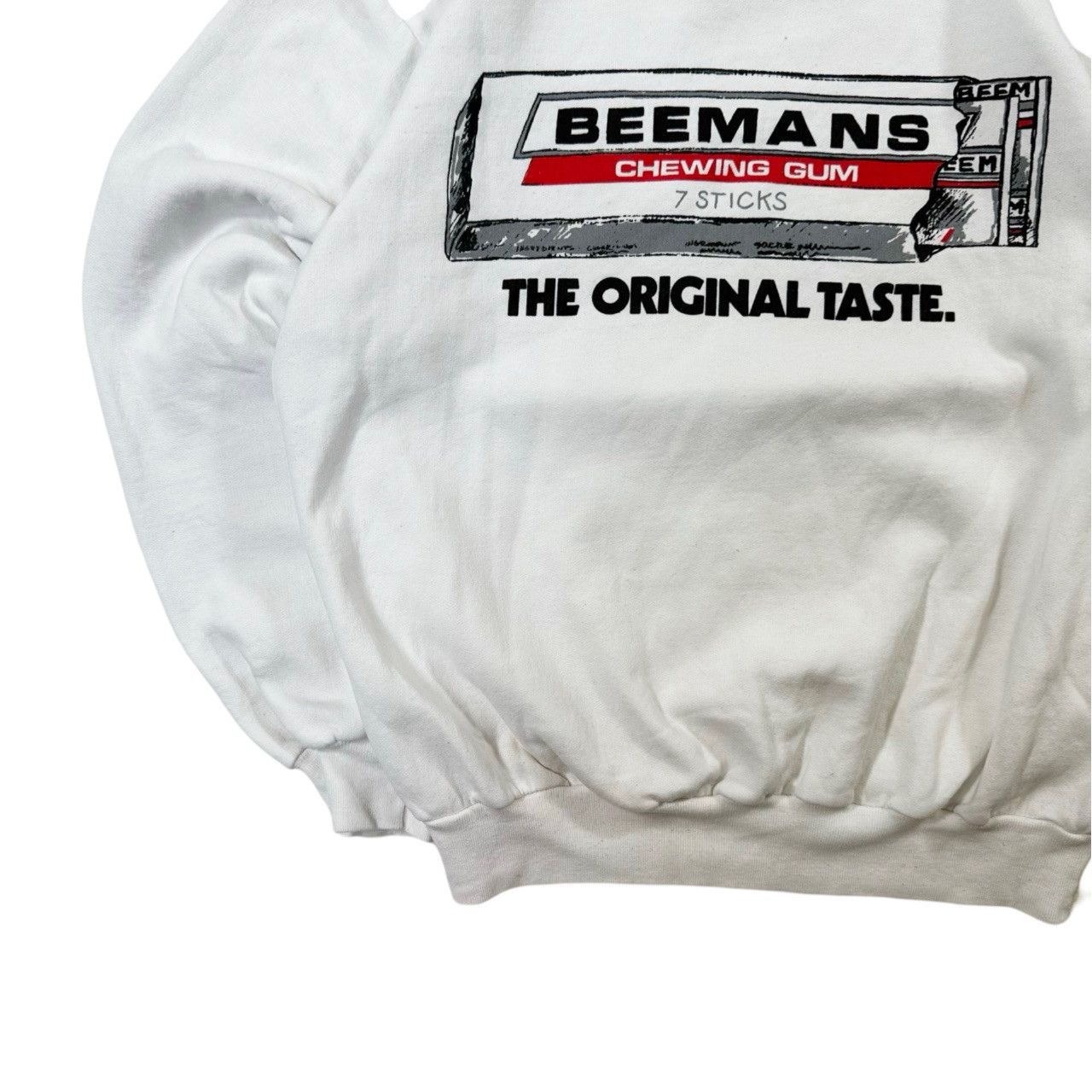 Vintage Vintage 90s Beemans Chewing Gum Graphic Promo Sweater Size US M / EU 48-50 / 2 - 3 Thumbnail