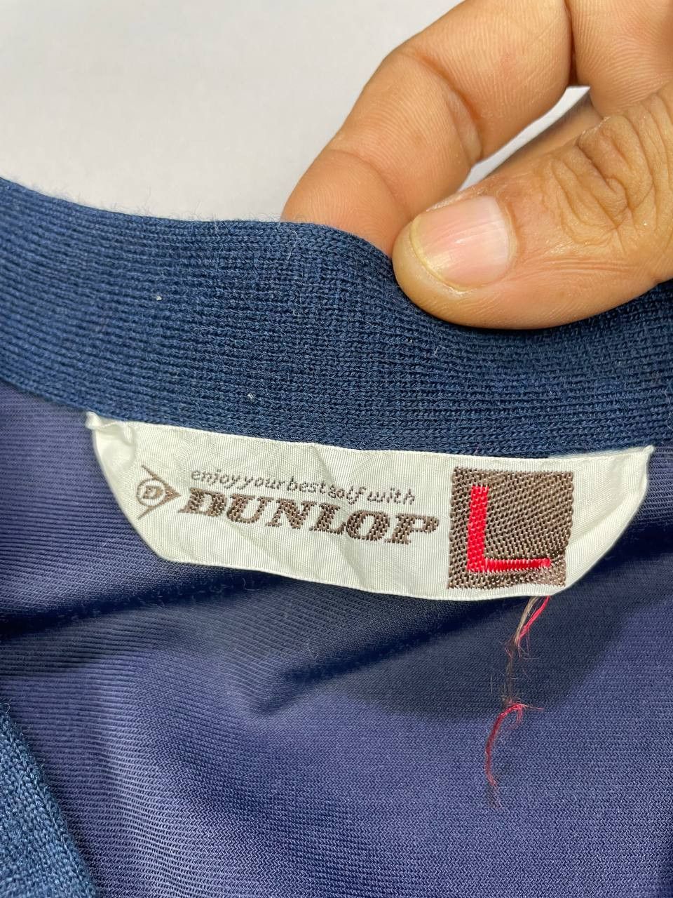 Dunlop Vintage 70s/80s DUNLOP Golf Velvet Long sleeves Sweater Size US L / EU 52-54 / 3 - 10 Thumbnail