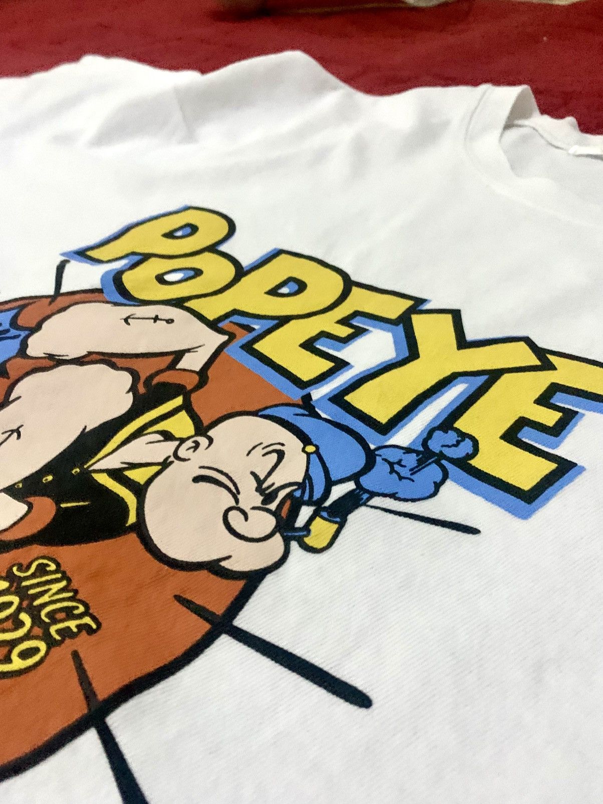 Other Vintage Popeye Graphic T-Shirt SNS Korea – White XL Size US XL / EU 56 / 4 - 3 Thumbnail