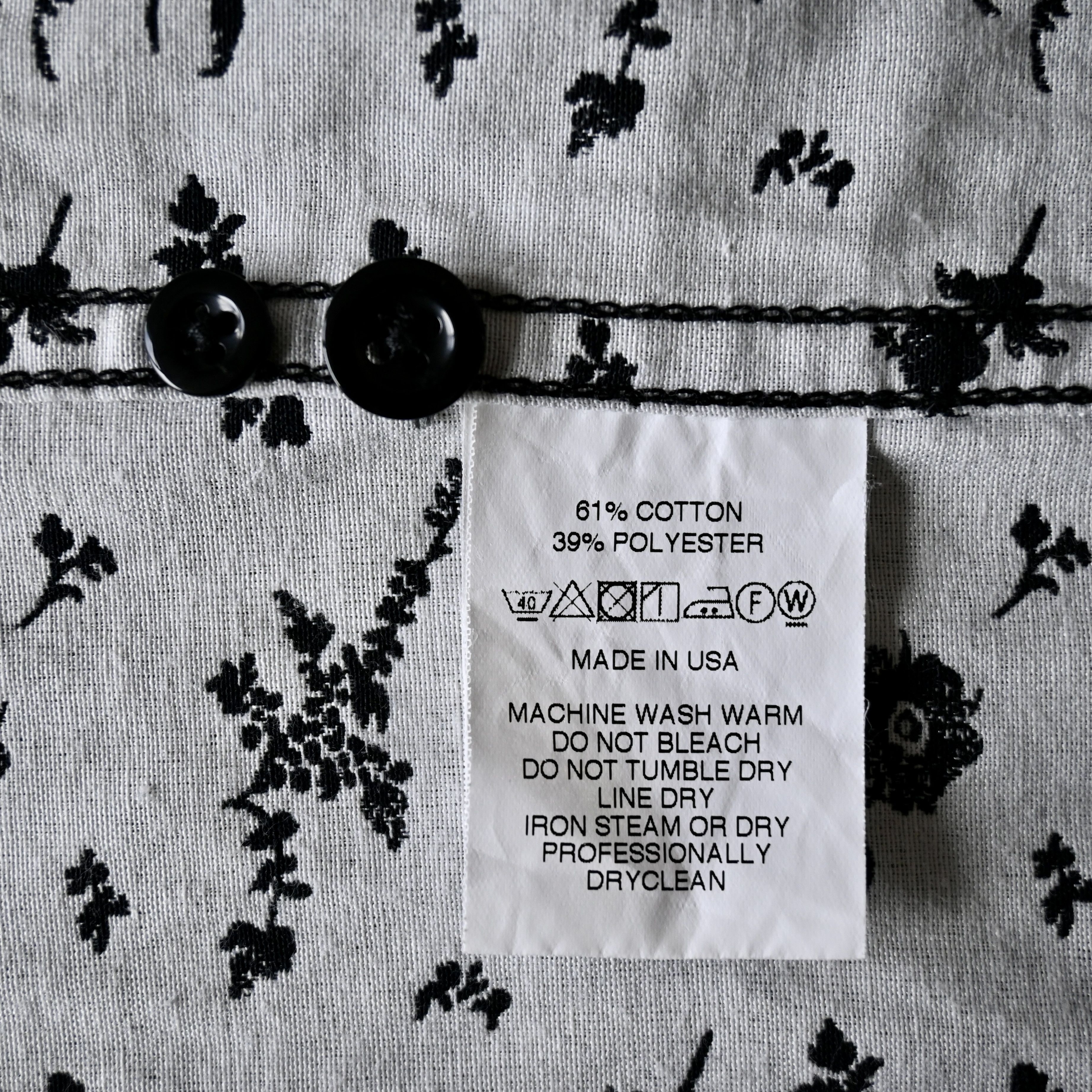 Engineered Garments Engineered Garments floral jacquard boxy shirt, oversized Size US M / EU 48-50 / 2 - 18 Thumbnail