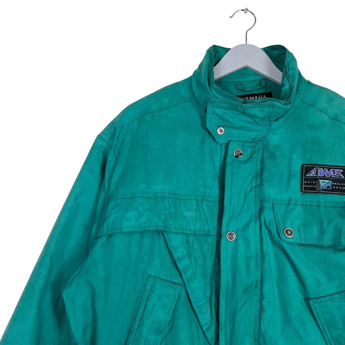 Japanese Brand VINTAGE YAMAHA AWE RIDER BOMBER JACKET Size US L / EU 52-54 / 3 - 4 Thumbnail