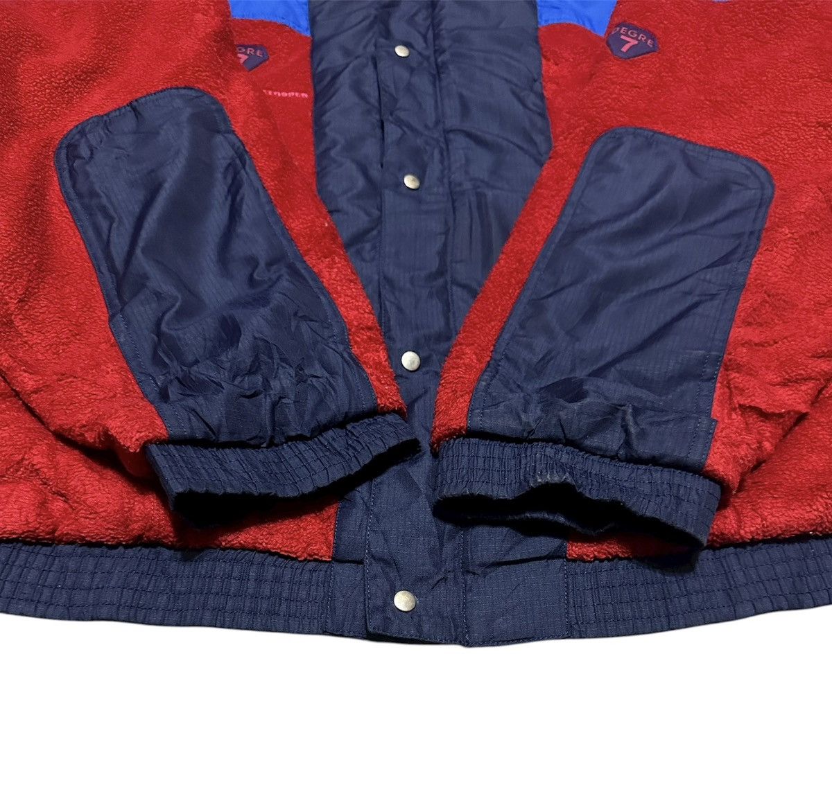 Japanese Brand Vintage Degre 7 Polartex Wind Stopper Fleece Jacket Size US XL / EU 56 / 4 - 4 Thumbnail