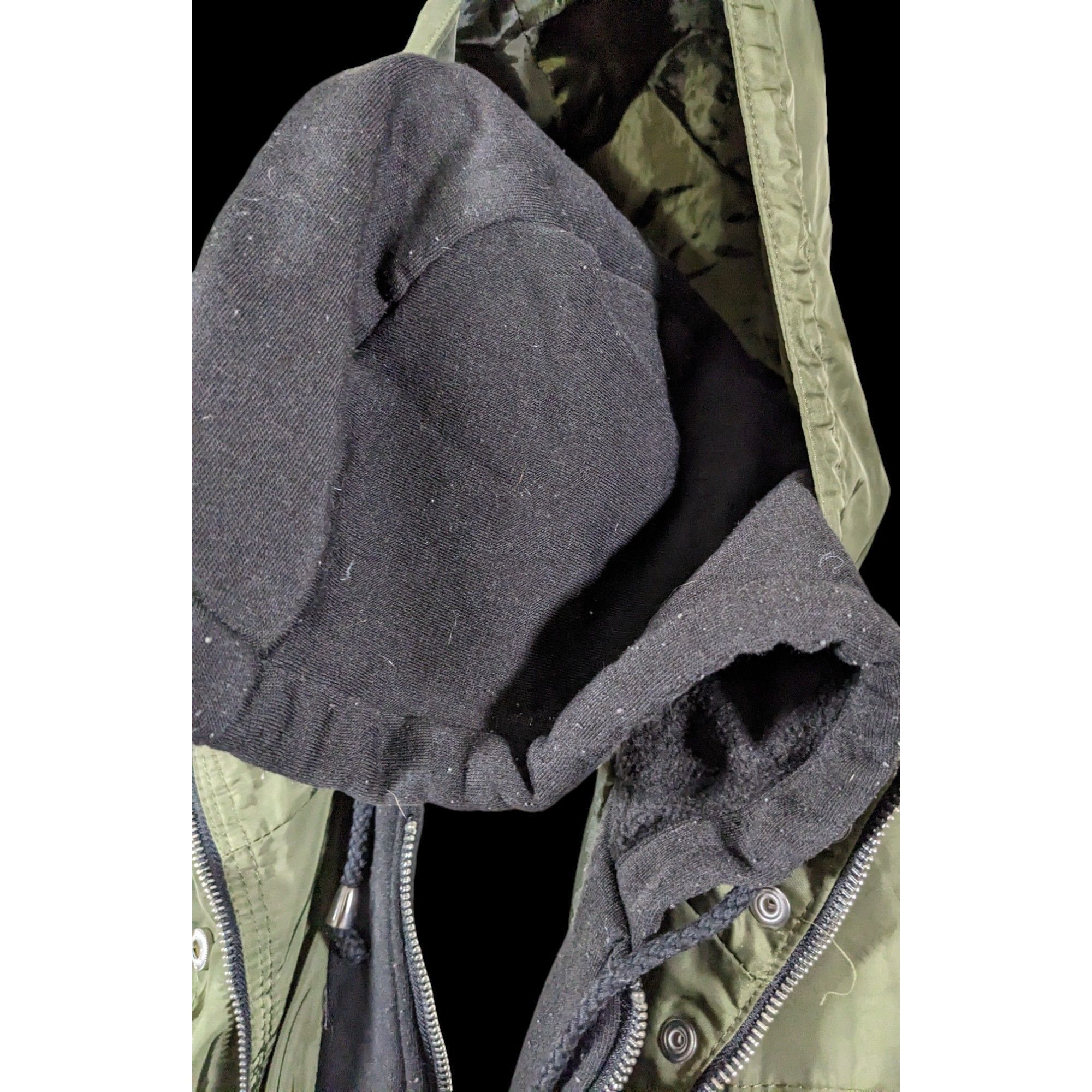 Other Green And Black Zip Up Hooded Jacket by Cali 1850 Size S / US 4 / IT 40 - 7 Thumbnail