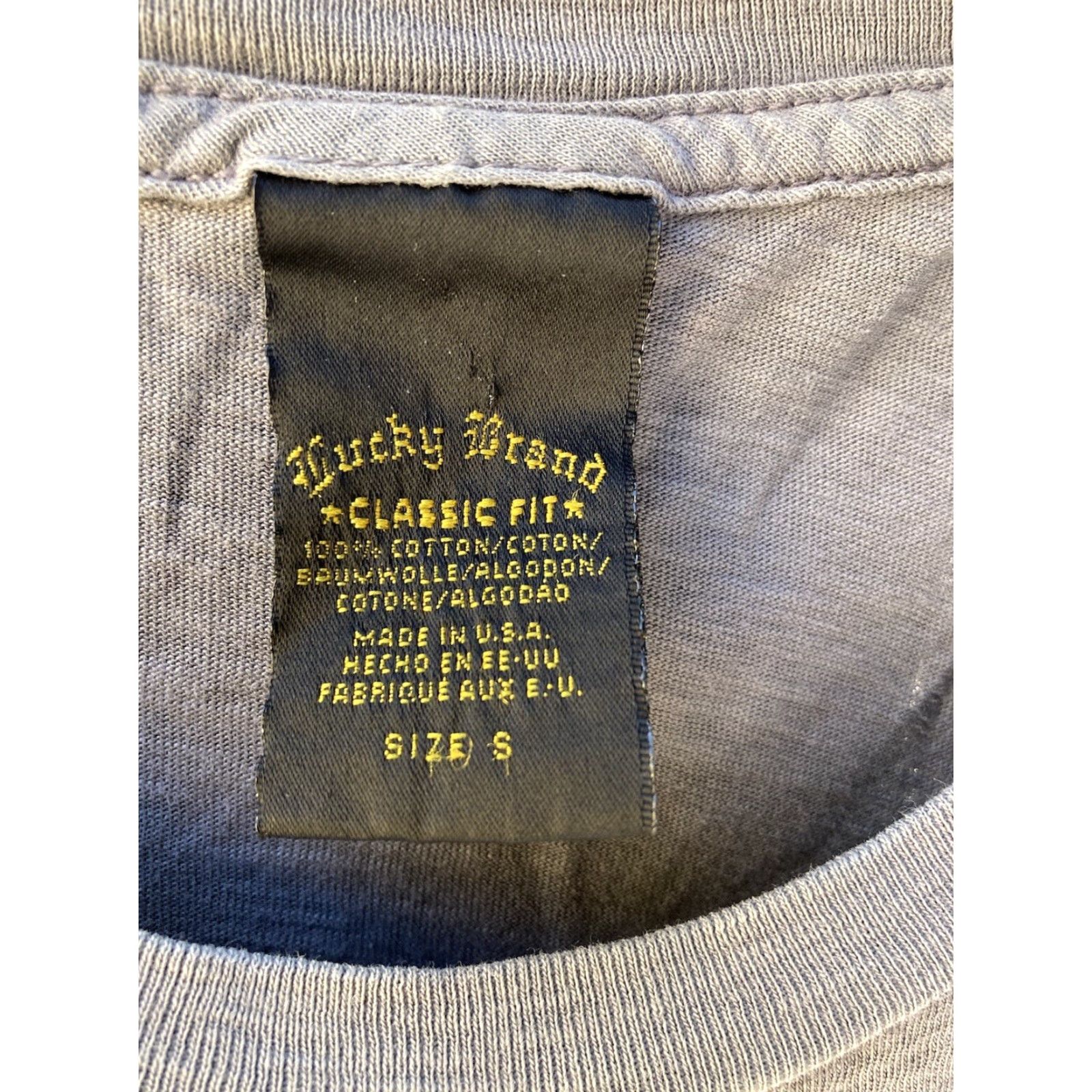 Lucky Brand Lucky Brand Kansas City Motorcycles T-Shirt S Gray Men’s USA Shirt Short Sleeve Crew Neck Vintage? Size US S / EU 44-46 / 1 - 2 Thumbnail