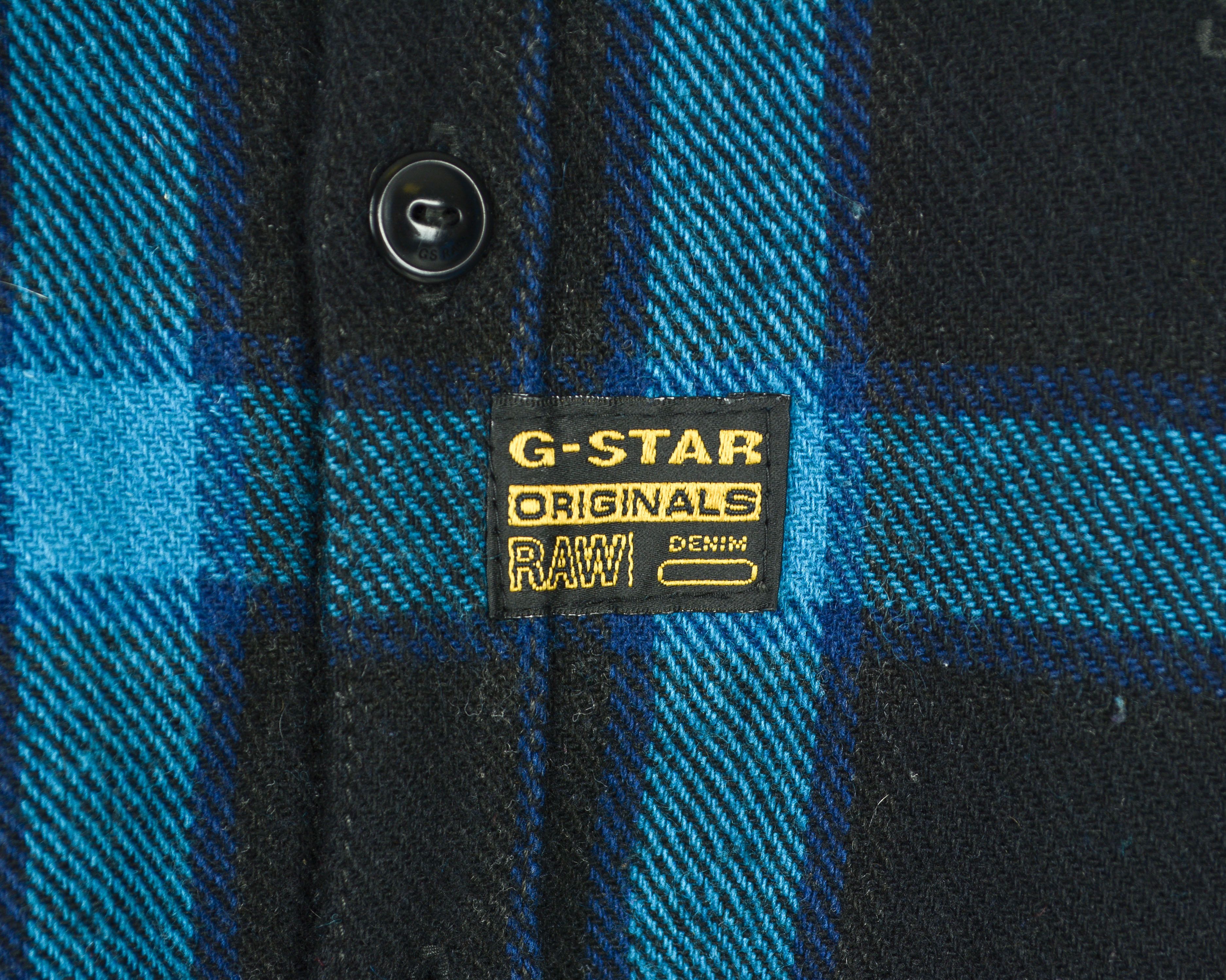 G-Star Orson Narvik Overshirt Mens L Thick Jacket Check Plaid Top Size US L / EU 52-54 / 3 - 8 Thumbnail
