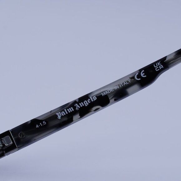 Palm Angels Palm Angels PERI10I KING 7607 Sunglasses Black Shield Frame Size ONE SIZE - 9 Thumbnail