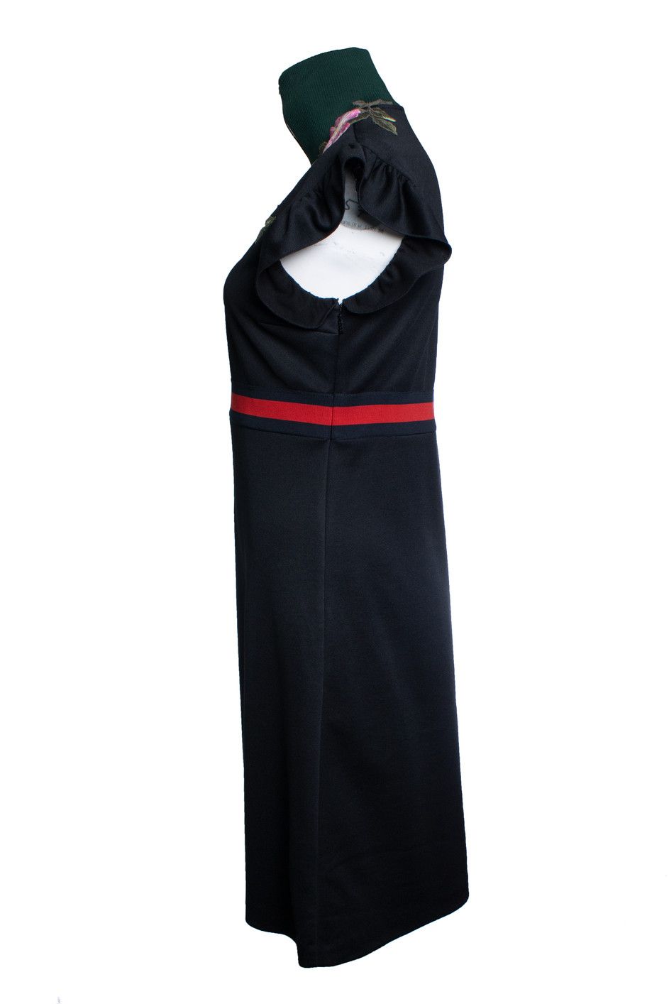 Gucci Gucci, black technical jersey floral turtle neck dress Size M / US 6-8 / IT 42-44 - 3 Thumbnail