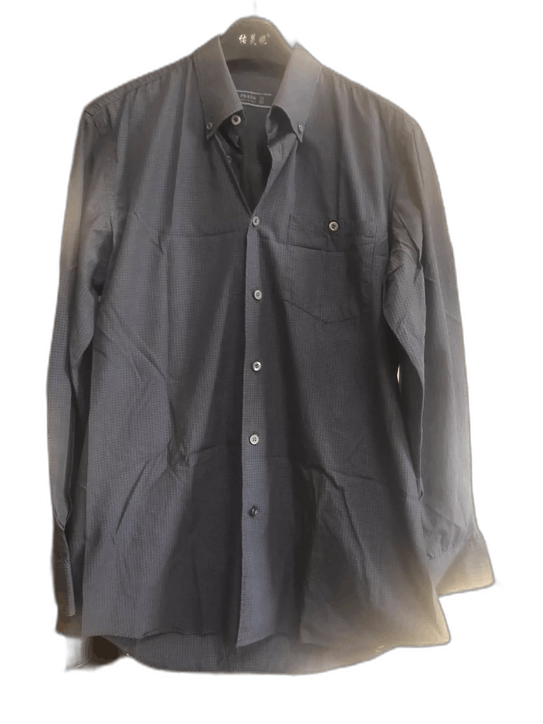 Prada Prada Long Sleeve Shirt with Missing Buttons Size US L / EU 52-54 / 3 - 1 Thumbnail