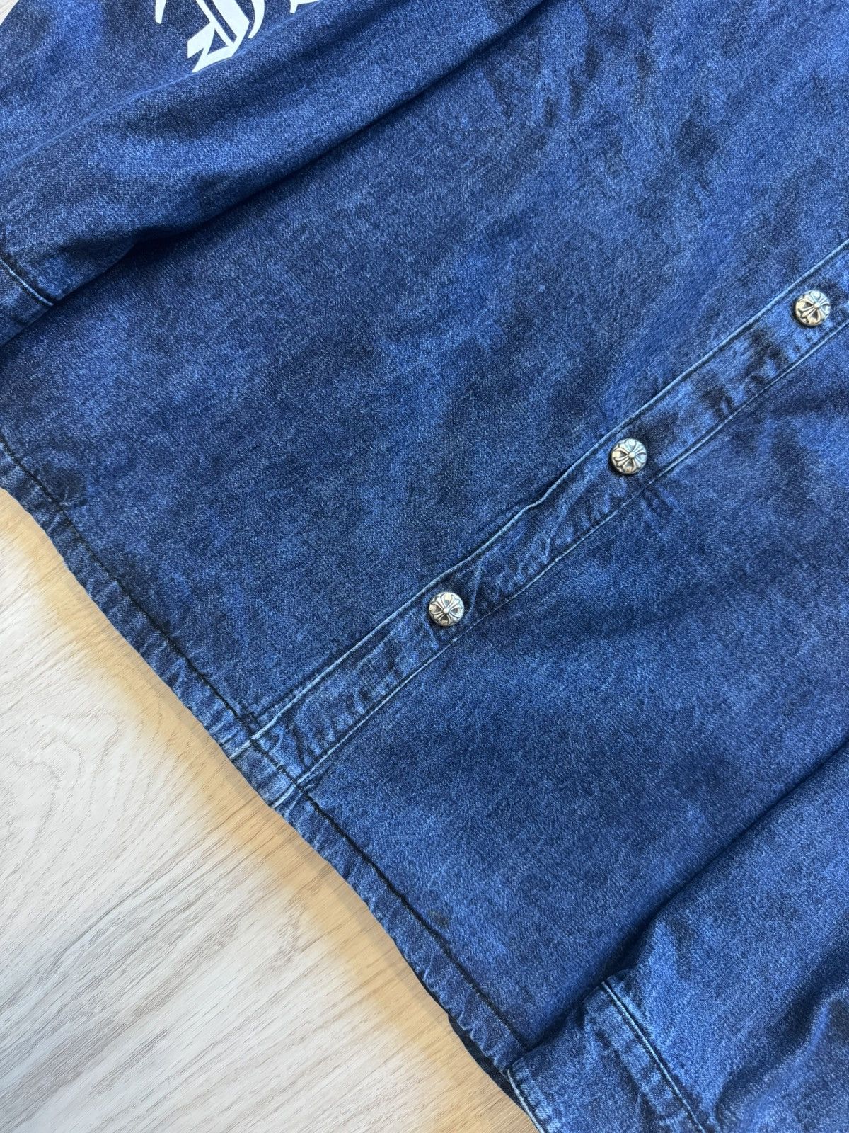 Chrome Hearts Chrome Hearts Work’n Denim Lucky Patch Padded Shirt Size US L / EU 52-54 / 3 - 5 Thumbnail