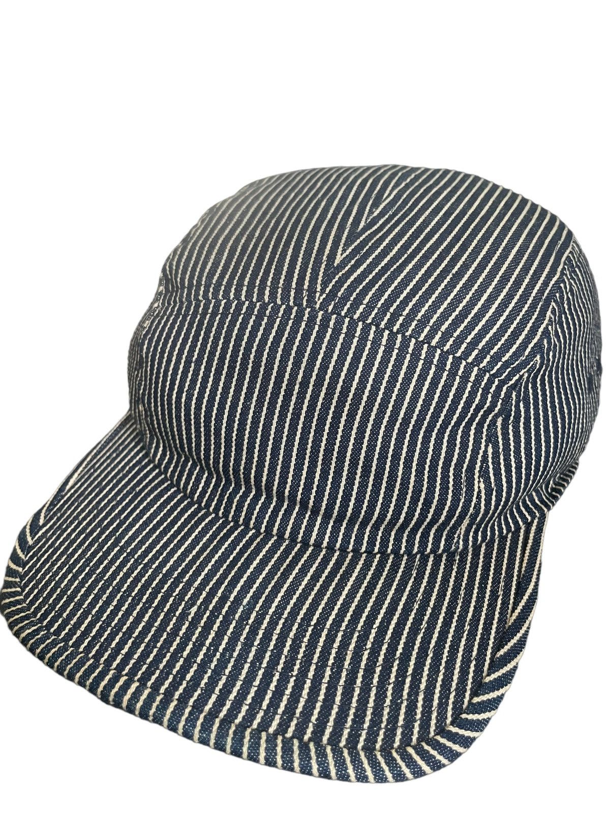 Japanese Brand Breeze Hickory Workers Cap Size ONE SIZE - 2 Thumbnail