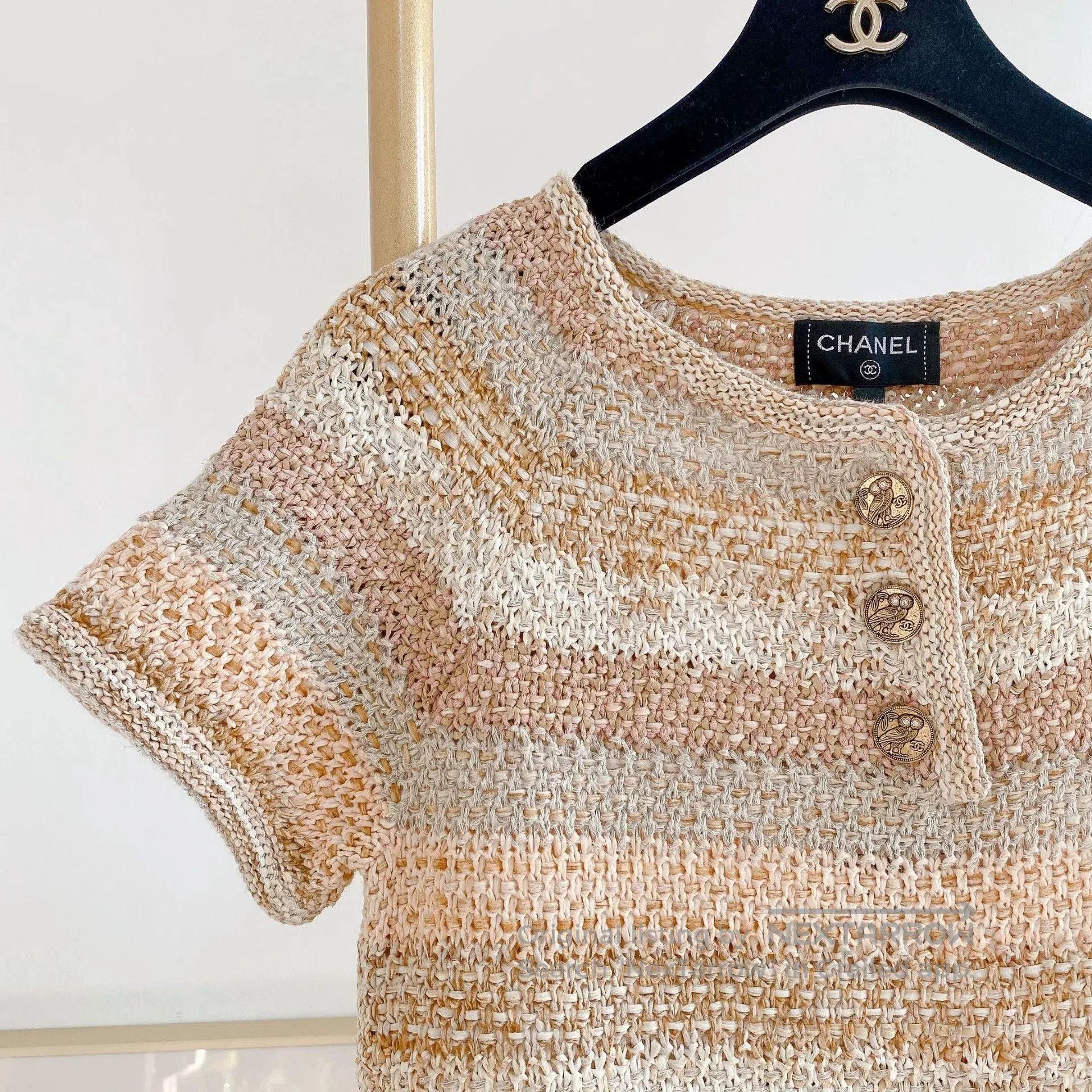 Chanel CHANEL Greek Series Knit Dress. Size US 34 / EU 50 - 3 Thumbnail