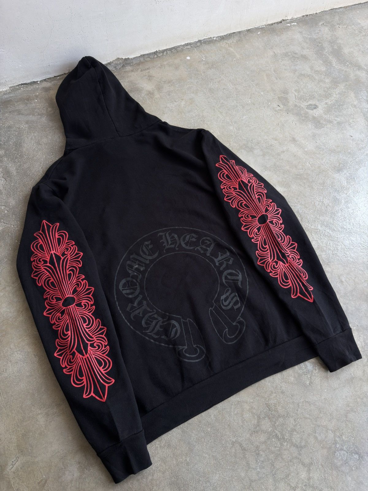 Chrome Hearts Chrome Hearts Floral Horse Shoe hoodie Size US L / EU 52-54 / 3 - 11 Thumbnail