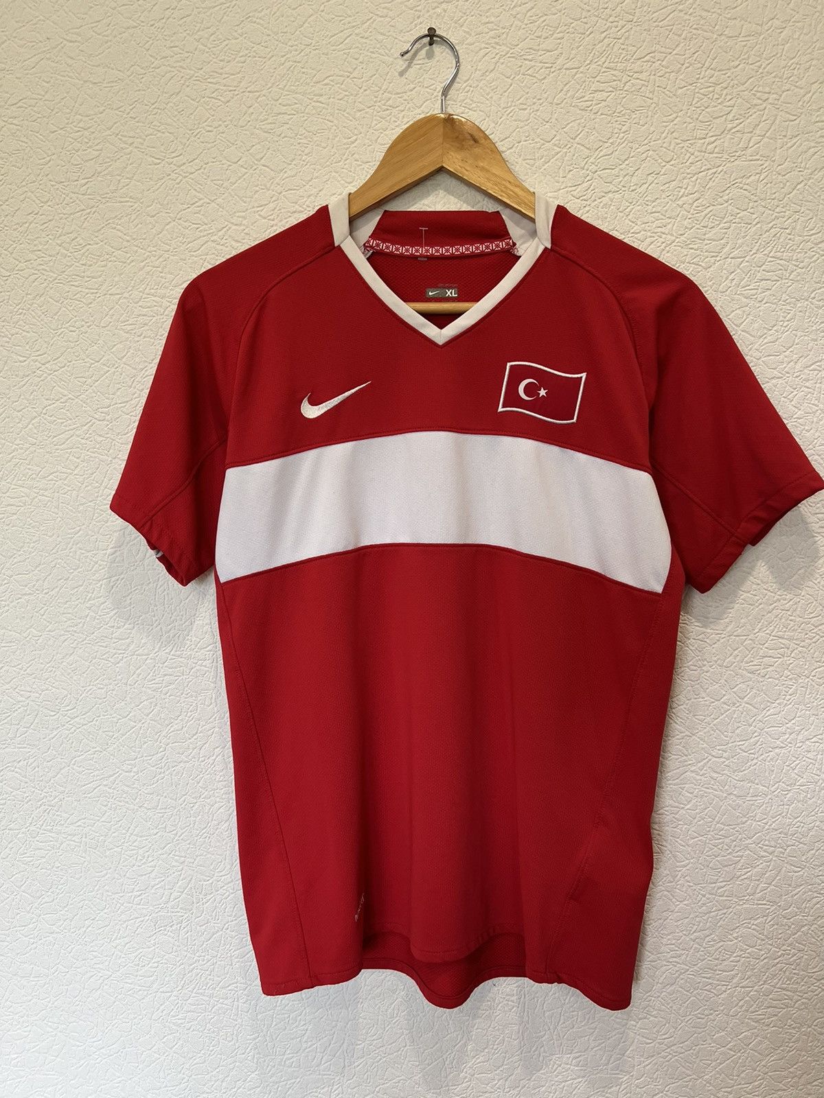 Nike Nike Turkey 2008 Home Kit Soccer Jersey Blokecore Football Size US S / EU 44-46 / 1 - 1 Thumbnail