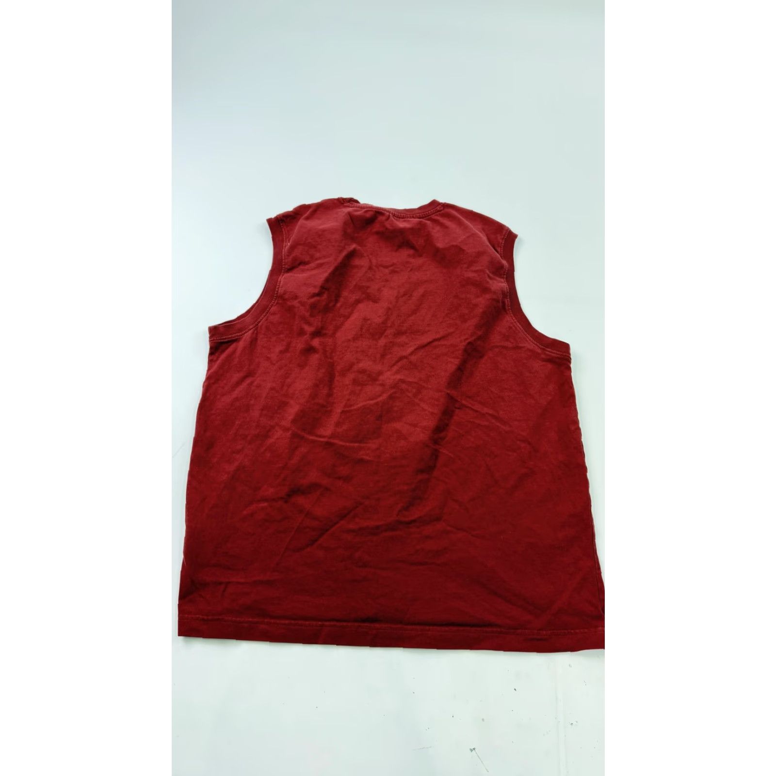 Eddie Bauer Eddie Bauer Shirt Mens Medium Red 100% Cotton Tank Top Sleeveless Casual Crew Neck Solid Ribbed Neckline Men M Red Tank Top Sleeveless Shirt Size US M / EU 48-50 / 2 - 3 Thumbnail