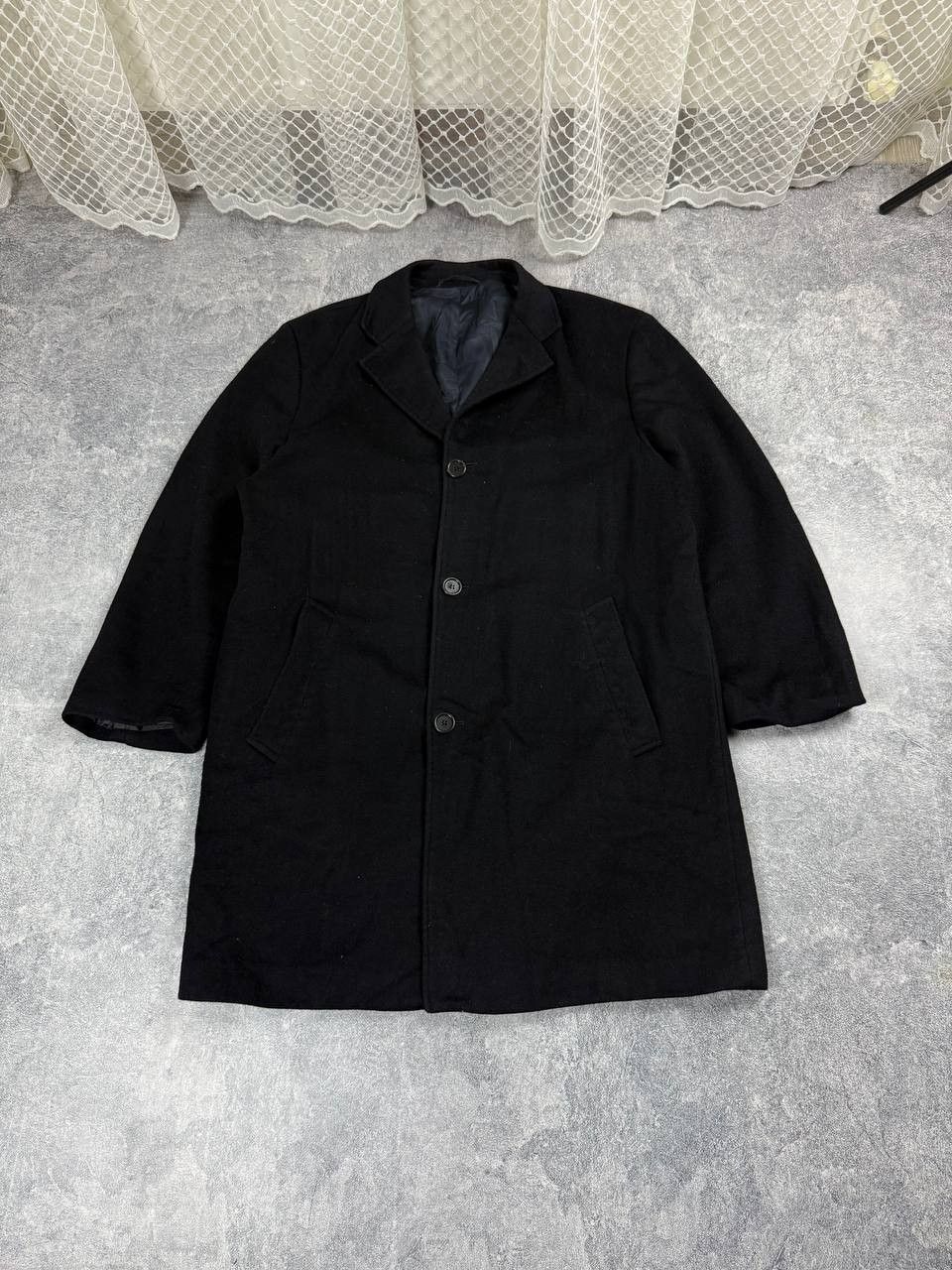 Balmain Balmain Wool Cashmere Coat Navy M/L Size US M / EU 48-50 / 2 - 1 Thumbnail