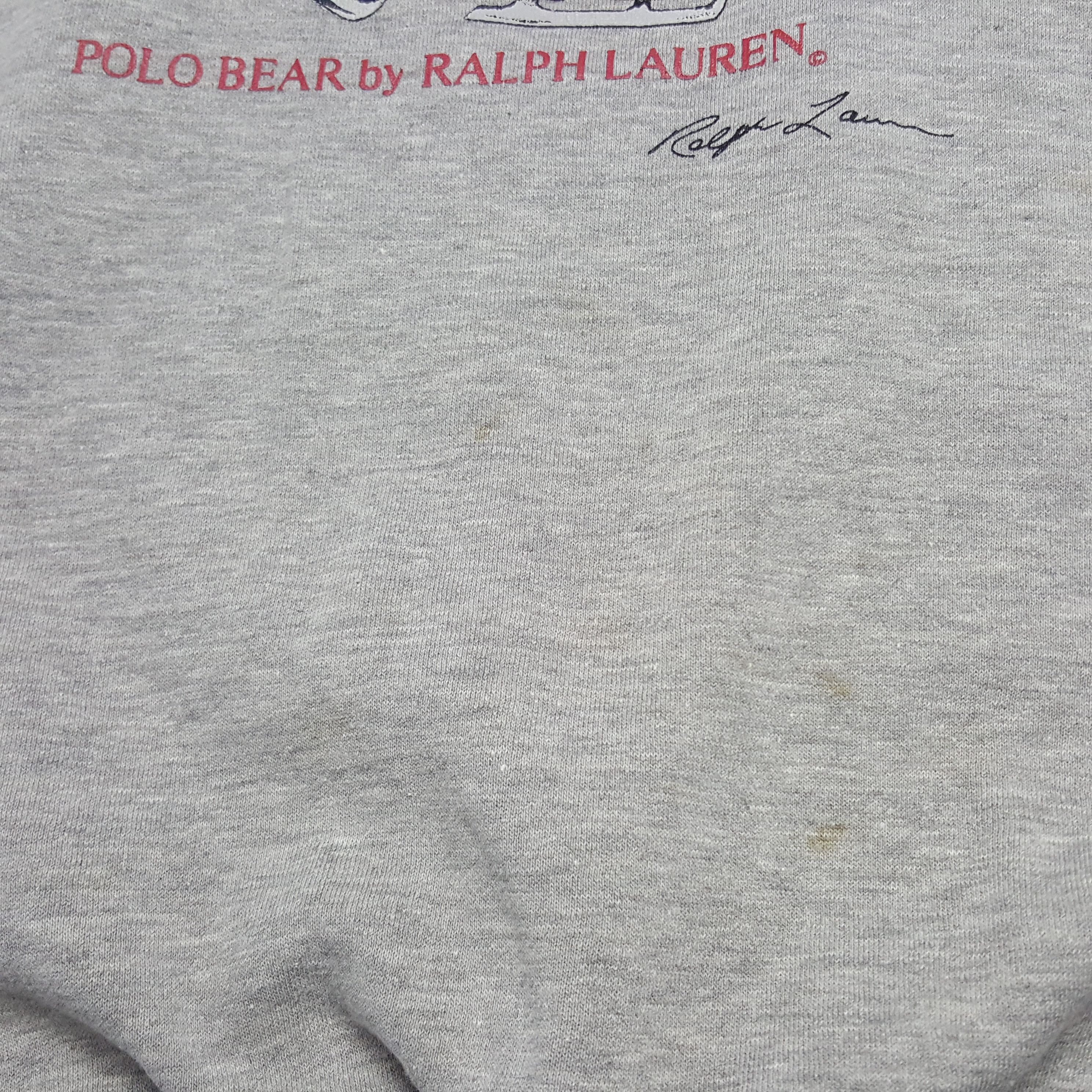 Polo Ralph Lauren × Vintage Vintage Polo Bear By Ralph Lauren Fashion Brand Hoodies Size US XL / EU 56 / 4 - 9 Thumbnail