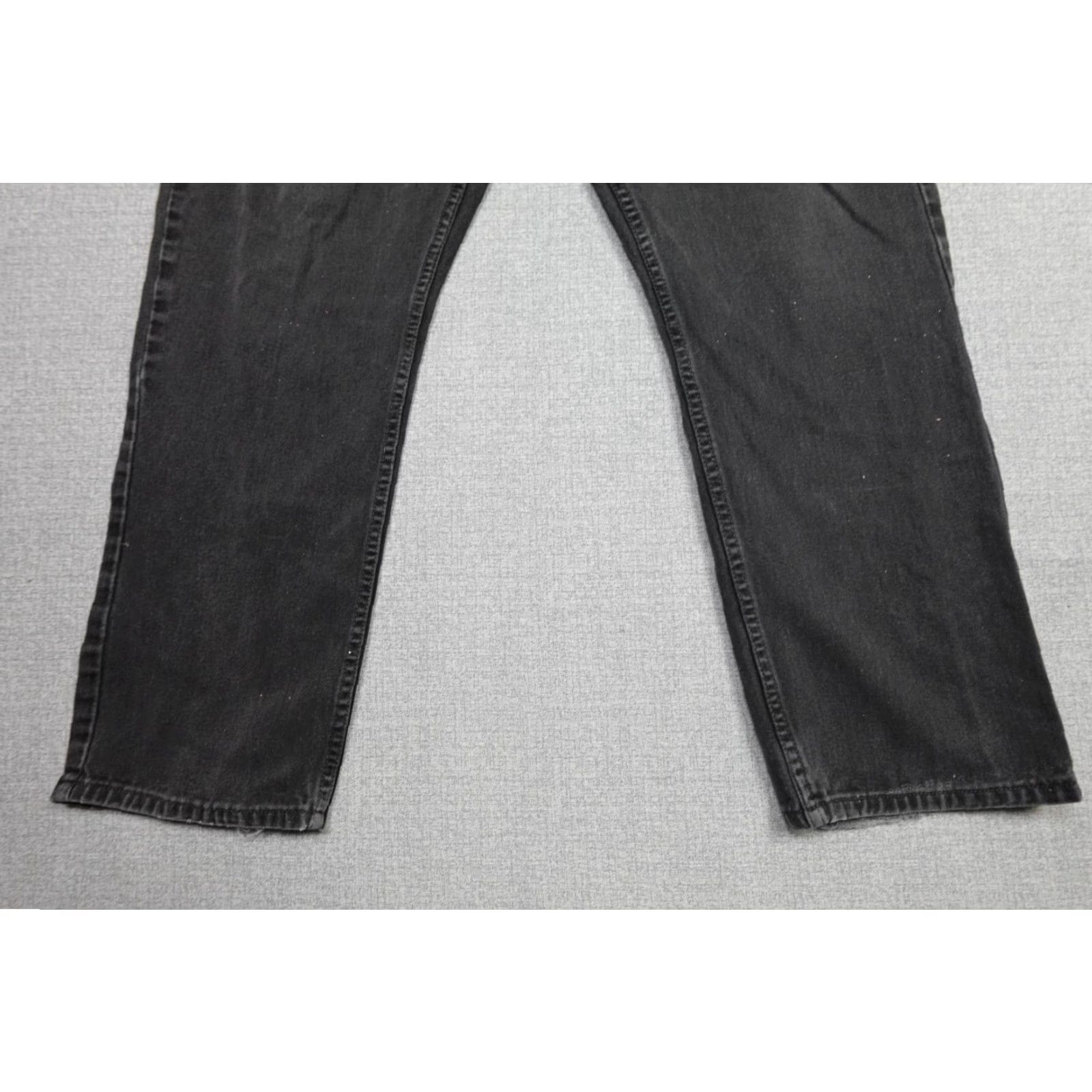 Levi's Levi's 505 Jeans Mens Black Regular Fit Dark Denim 40x30 Belt Loops 5-Pocket Zipper California Western Rancher Vintage Size US 40 / EU 56 - 3 Thumbnail