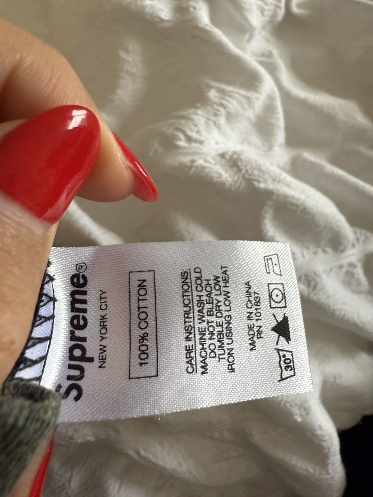 Supreme Unisex Grey Supreme Crewneck Sweatshirt Size US M / EU 48-50 / 2 - 5 Thumbnail