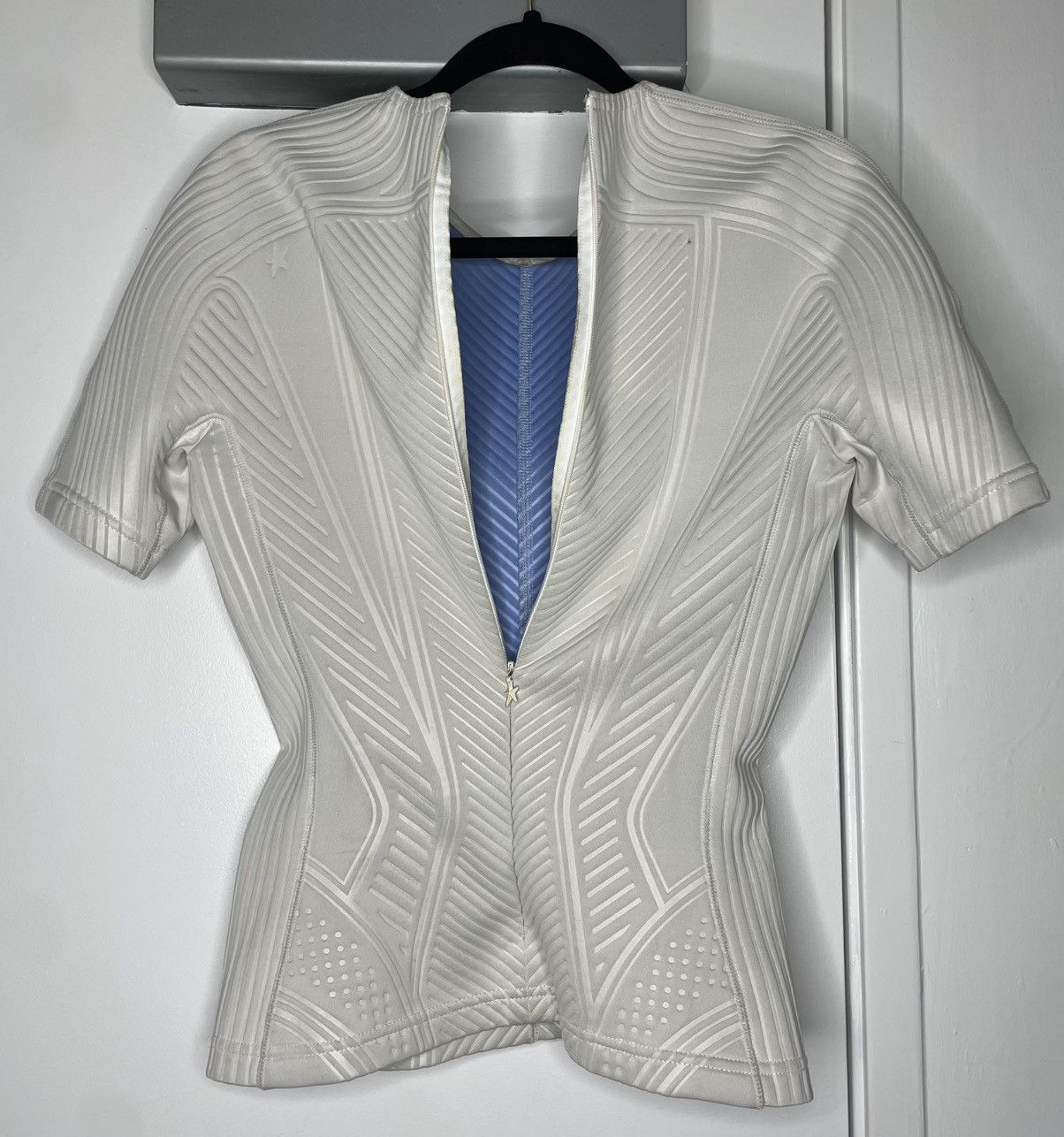 Mugler Mugler Geometric Neoprene Fitted Top Size S / US 4 / IT 40 - 3 Thumbnail