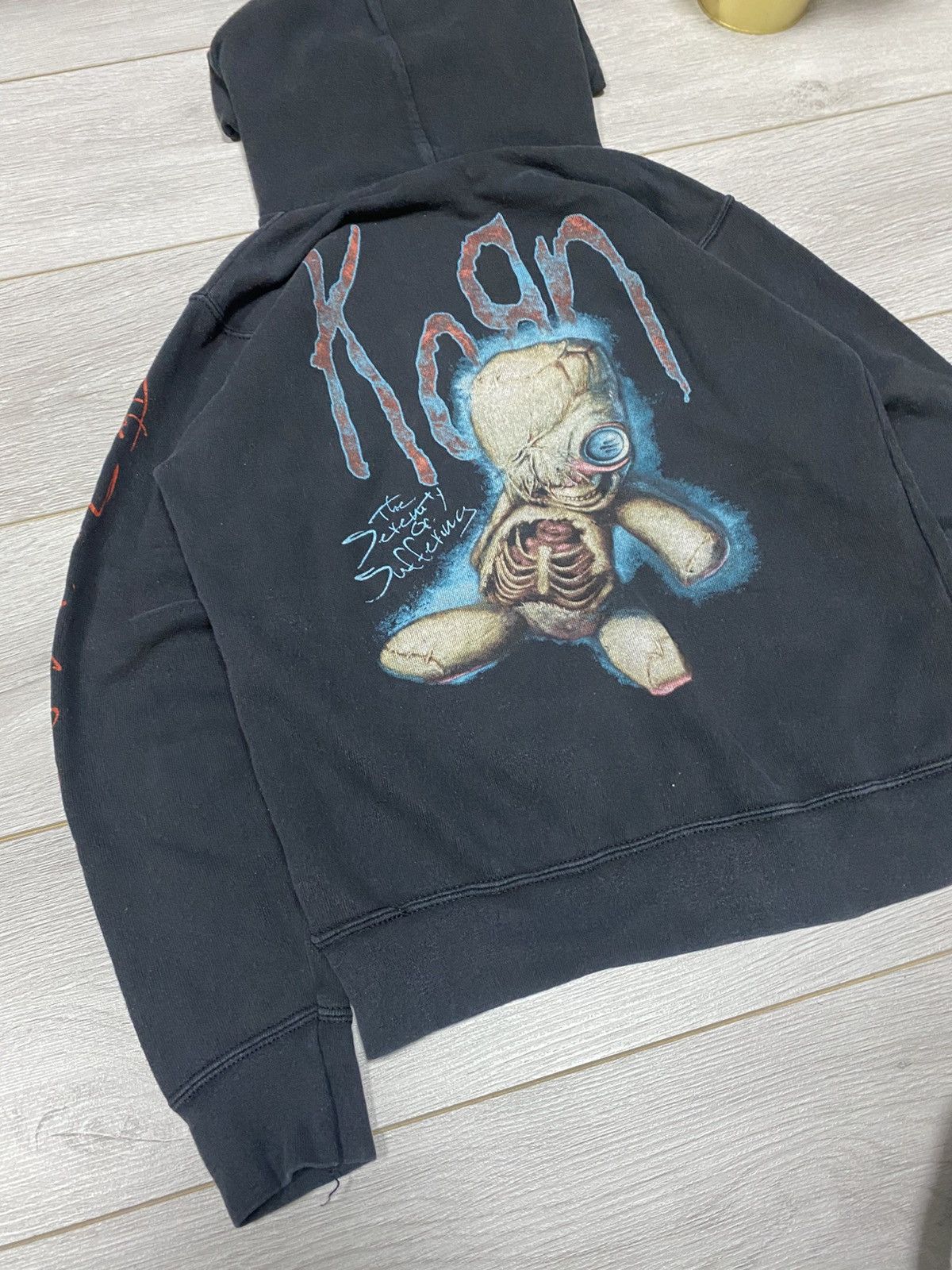 Band Tees Korn vintage Band faded hoodie big print Size US S / EU 44-46 / 1 - 8 Thumbnail